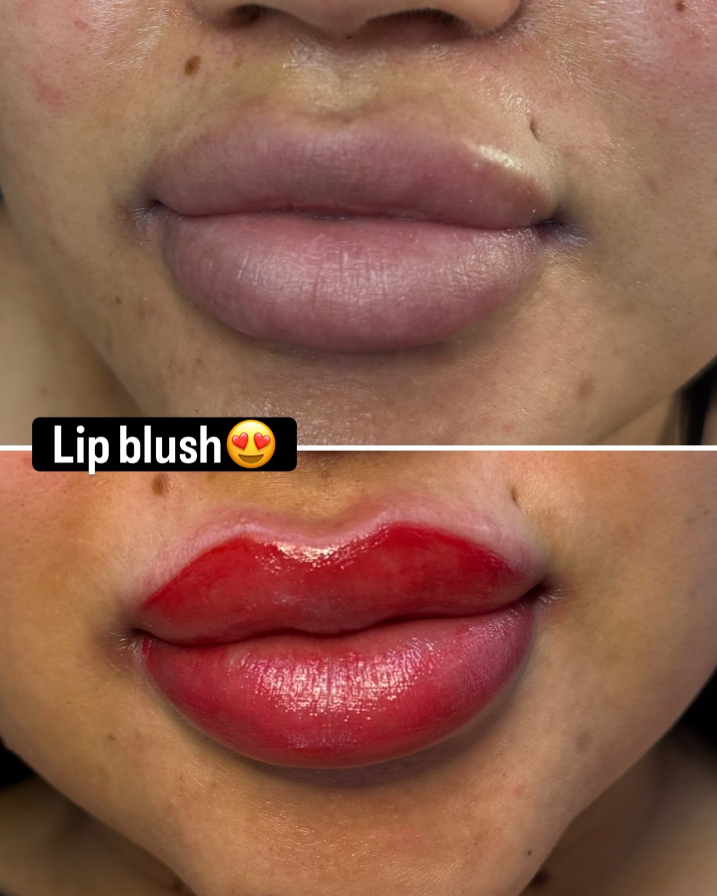Great way to add a pop of color and define the lip line!