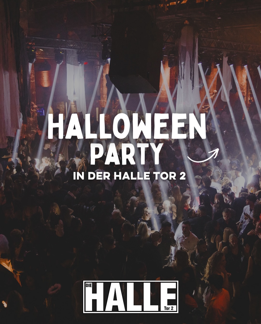 It’s time to get ur EARLY BIRD TICKET now!🐣🪩✨
📍31.10.2026 | DIE HALLE Tor 2
⏰Doors open: 22:00 Uhr
🎤Party auf 4 Dancefloors - bigger than ever!
🍸Inklusive bloody Welcomeshot (bis 00:00 Uhr)
📲VIP-Tisch per WhatsApp: 01522 3254874.
Floor #1: RnB & Hip Hop
Floor #2: 2000er & Partyhits
Floor #3: House
Floor #4: Karaoke & Trashpop