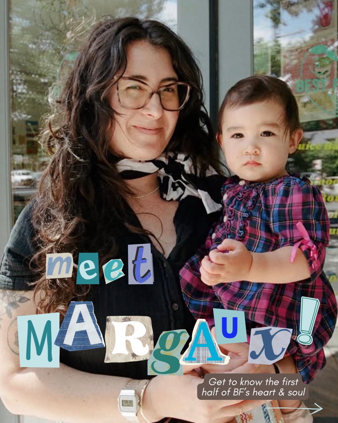 MEET MARGAUX💙💙💙
Small biz owner x2, mom, smoothie wizard, fruit ninja, & SO much more. The ray of sunshine we all need 🌞
How cool is she?!