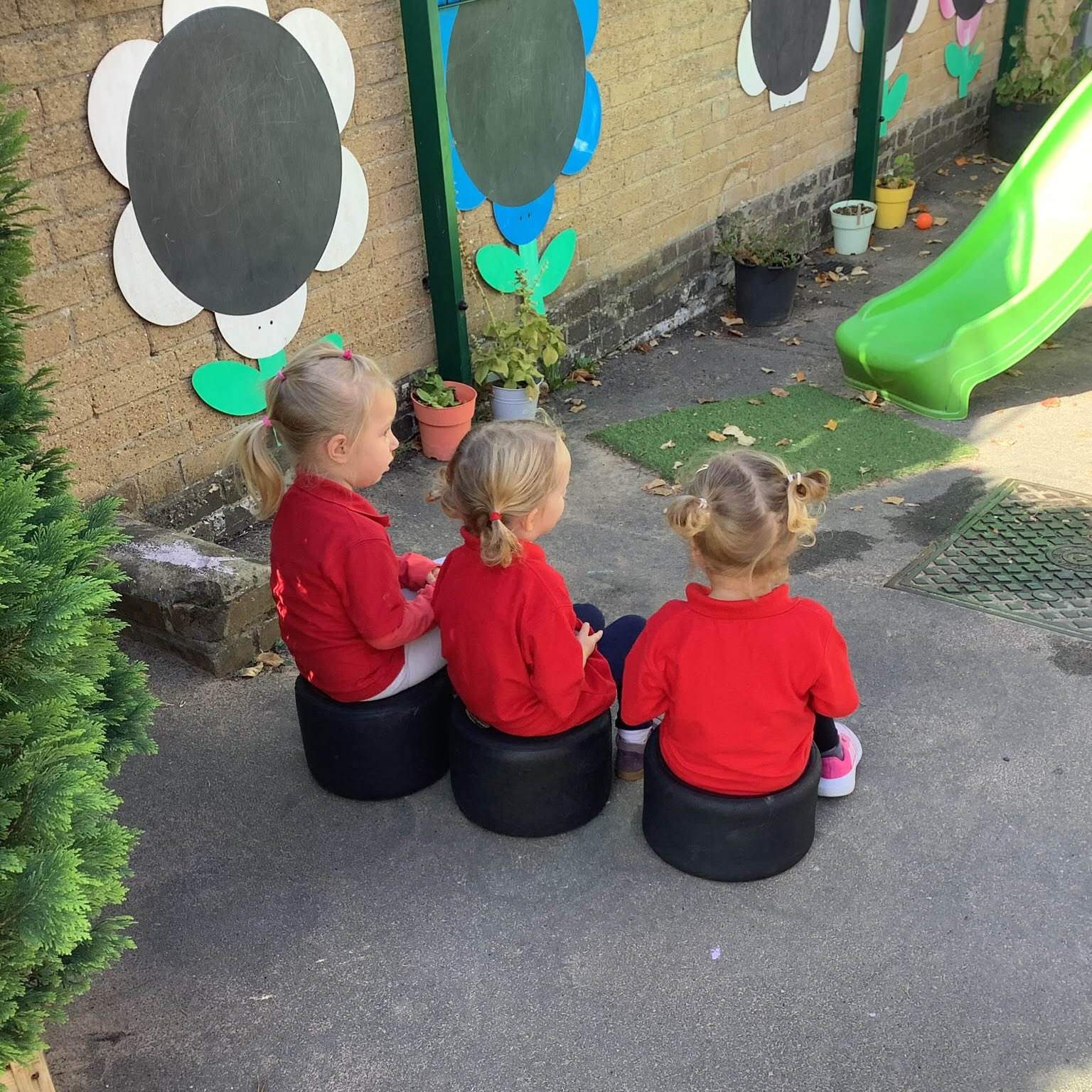 Running a preschool you get plenty of
‘Ok, this is adorable’ moments!
but seeing these 3 little ladies having a good old catch up in the playground today filled our hearts!
There’s something so special about watching children connect with each other, whether they’re rekindling old friendships or sparking new ones.
So here’s to a year filled with more chats, more playground fun, more giggles and more precious moments like this one. Welcome back, everyone! ♥️
#fouldspreschool #backtoschool #catchingup #friendshipgoals #schooldays
