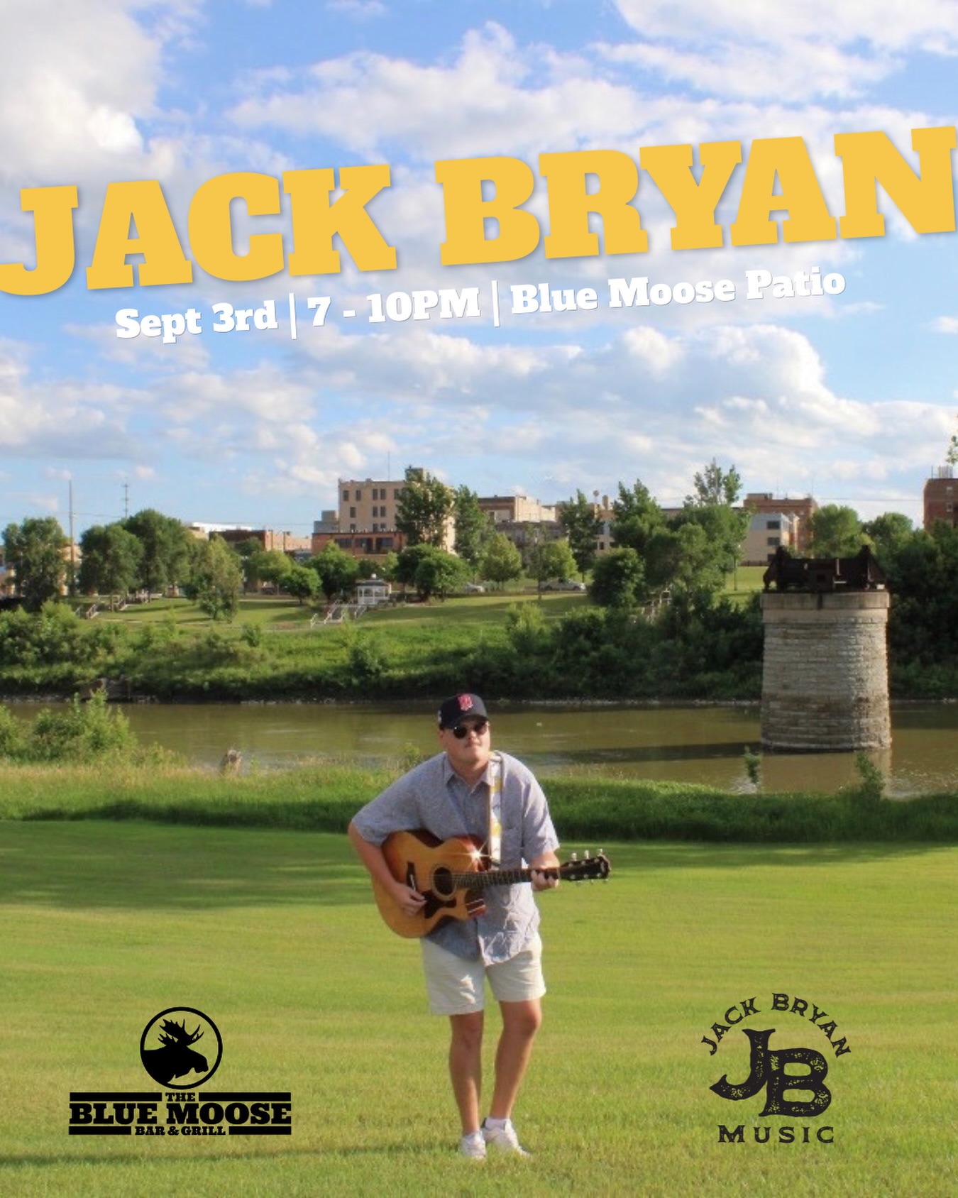 RAIN OR SHINE! We aren’t going to let a weather forecast stop us from having a good time!🙂↕️☀️🌦️
@jackbryan.music is joining us tonight for his 4th show on the patio! Don’t worry— if it starts to drizzle, we’ll move him inside for everyone to enjoy in there!
See you tonight!🎶🎙️🍻
#bluemoosebarandgrill #livemusicnearme #grandforksthingstodo #patioseason #outdoordining