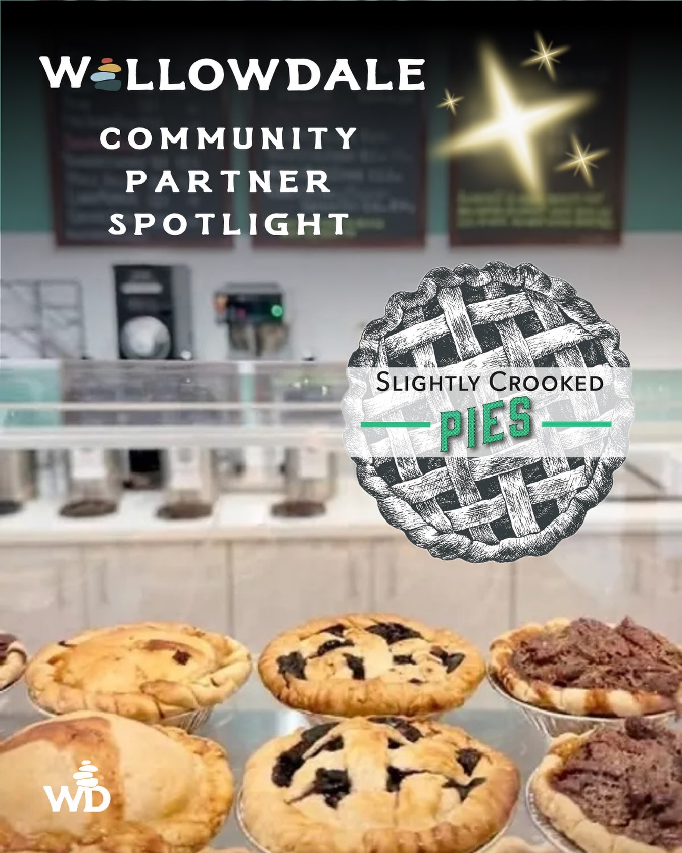 Over the next several weeks, we’ll be celebrating the people, organizations, and community members who are helping make our 5th Annual Lantern Walk possible!
From volunteering their time to making monetary and in-kind donations, we could not make this event possible without our Community Partners!
First up is Slightly Crooked Pies! From her home oven to her brand-new retail location on Elm St., Lauren has spent years perfecting her pies. A novice baker turned pro-pie artist, Lauren had zero hesitation about donating a raffle basket for our Lantern Walk.
Her shop is filled with homemade pies baked daily, ice cream, baked goods, coffee, and more. You should visit her shop either way, but one lucky winner is going to receive a gift card to shop, just in time for the holidays!
Thank you, Lauren, for supporting the Lantern Walk and for being part of what makes this community so special!
Want a chance to win? Join us November 1 from 2-4:30PM, link in our bio to RSVP.
#nhlife #willowdalenh #natureisforeveryone #outsideall4