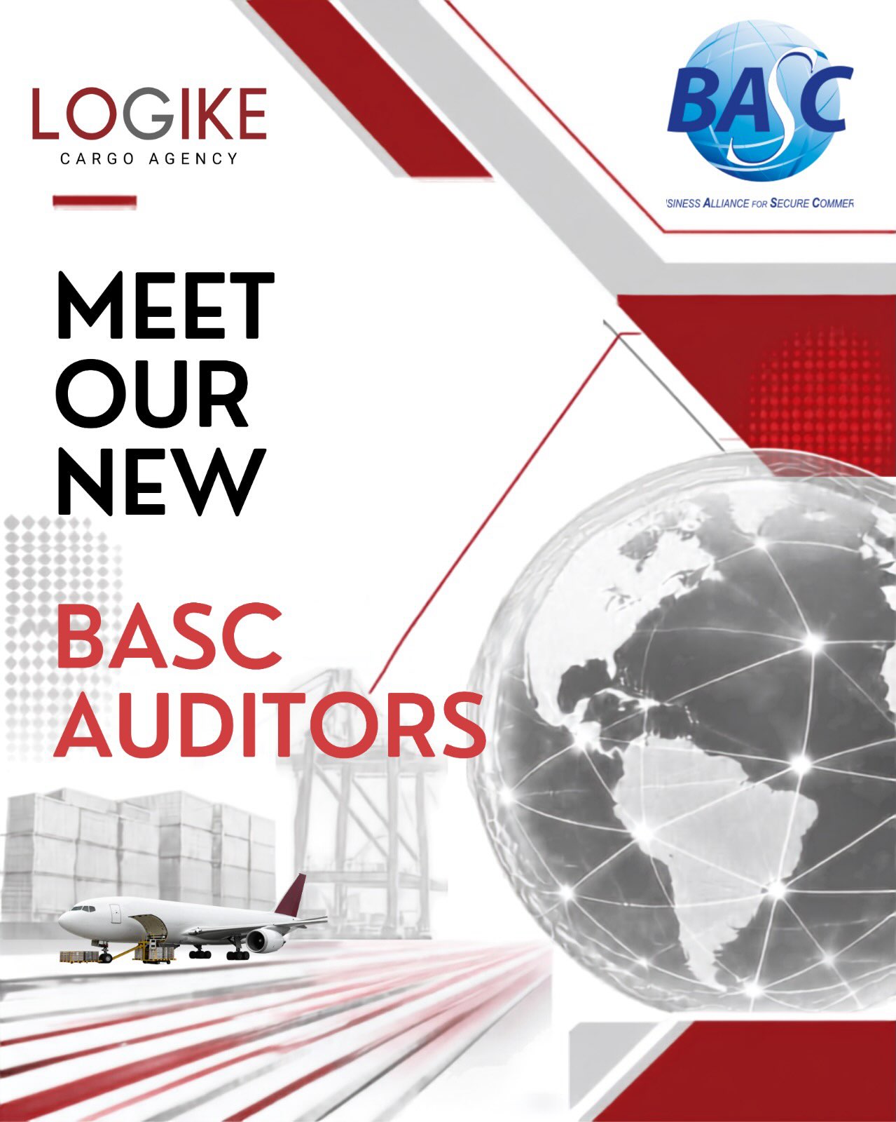 🔐 Security is not just a standard — it’s a commitment.
In the air cargo industry, protecting every shipment, every process, and every link in the supply chain is essential.
That’s why having a dedicated BASC audit team at Logike Cargo is so important. Our auditors help us continuously identify risks, strengthen our security processes, ensure compliance with international standards, and promote a culture of continuous improvement.
Behind every secure shipment is a team committed to doing things the right way. ✈️📦
We are proud of the people who help us maintain the highest standards of security, integrity, and trust throughout our operations.
Meet our BASC Auditors — the people behind our commitment to a safer supply chain. 🤝
#LogikeCargo #BASC #AirCargo #CargoSecurity #SupplyChainSecurity