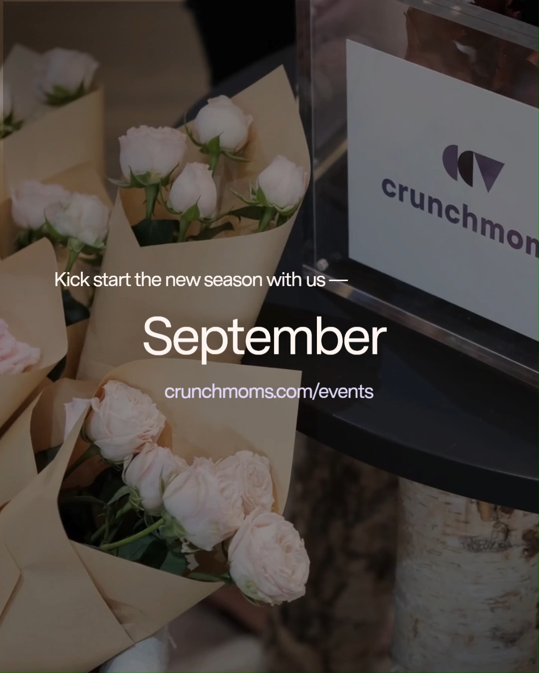 September with Crunchmoms starts now. And it's looking full, in the best way.
Every gathering was built with you in mind — the woman deciding whether to leap, the one rebuilding after a hard year, the one who just needs to sit with women who get it. Wherever you are in your journey, there's room here for you. Because growth doesn't happen alone. It happens in rooms like these.
Explore the full lineup at crunchmoms.com/events 💜
#crunchmoms