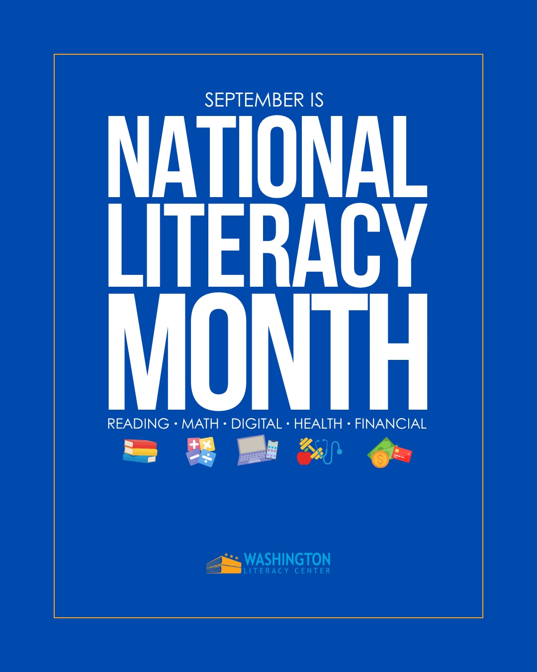 National Literacy Month is about more than reading—it’s about equipping every adult learner with the skills needed for success in life and work.
At the Washington Literacy Center, we empower adults with the foundational reading, math, digital, health, financial, and other life skills needed to succeed in today’s workforce and beyond.
Join us in celebrating National Literacy Month by sharing how WLC has helped you or make a donation today at https://washlit.org/donate
#adultliteracy #adulteducation #washingtondc #nonprofit #getlit