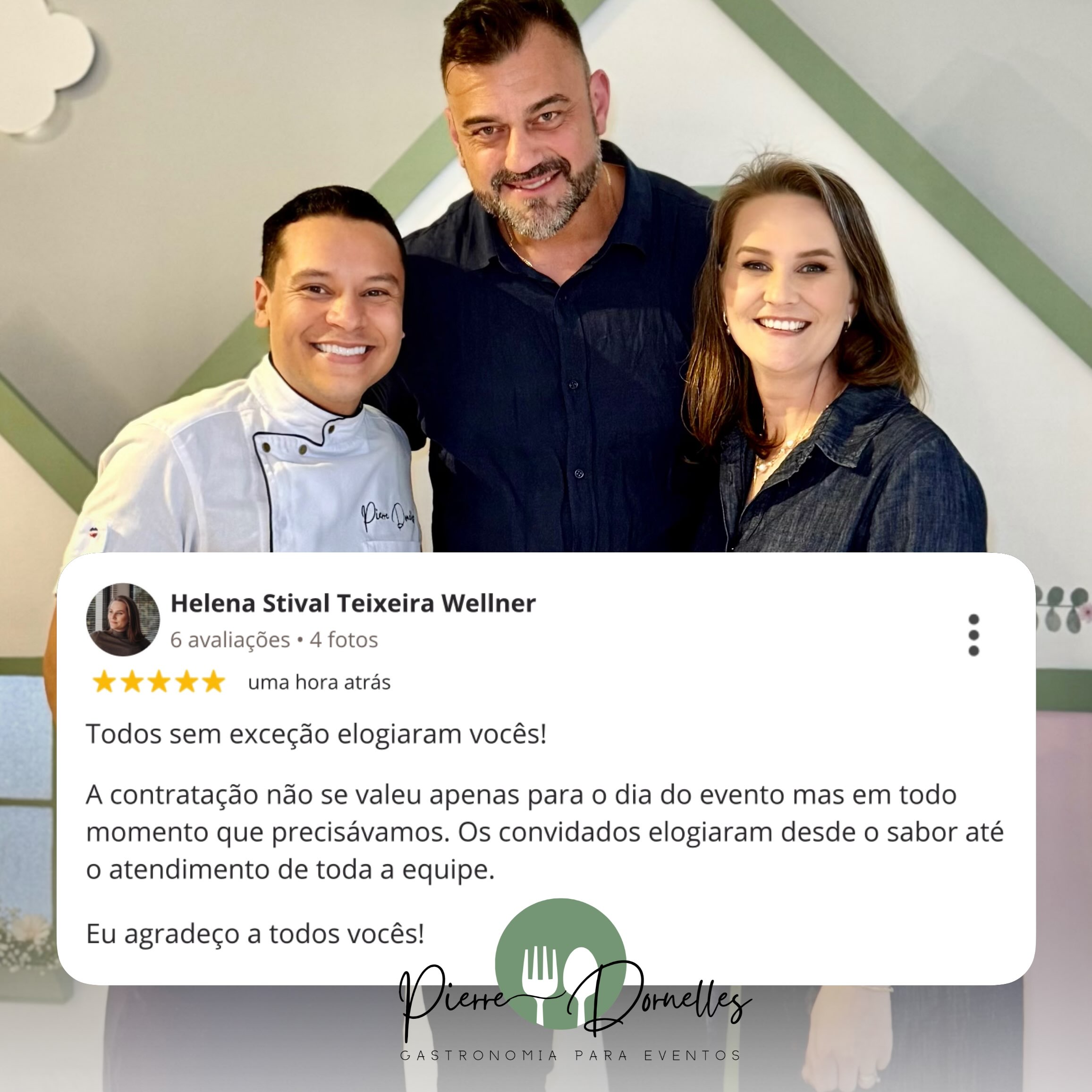 Feedback que amamos! ♥️
⭐️⭐️⭐️⭐️⭐️
Foi uma honra servir essa família maravilhosa!
Agradeço aos meus clientes pela confiança e por me permitirem fazer parte de momentos tão especiais e únicos!
Obrigado a minha equipe por sonhar e realizar junto comigo!
Conheça nosso trabalho e solicite um orçamento.
(41) 99877-4105 (whats)
www.pierredornelles.com.br
.
.
.
.
.
.
.
#gastronomiaparaeventos #eventosemcuritiba #buffetparacasamento #buffetparaeventos #chefemcuritiba