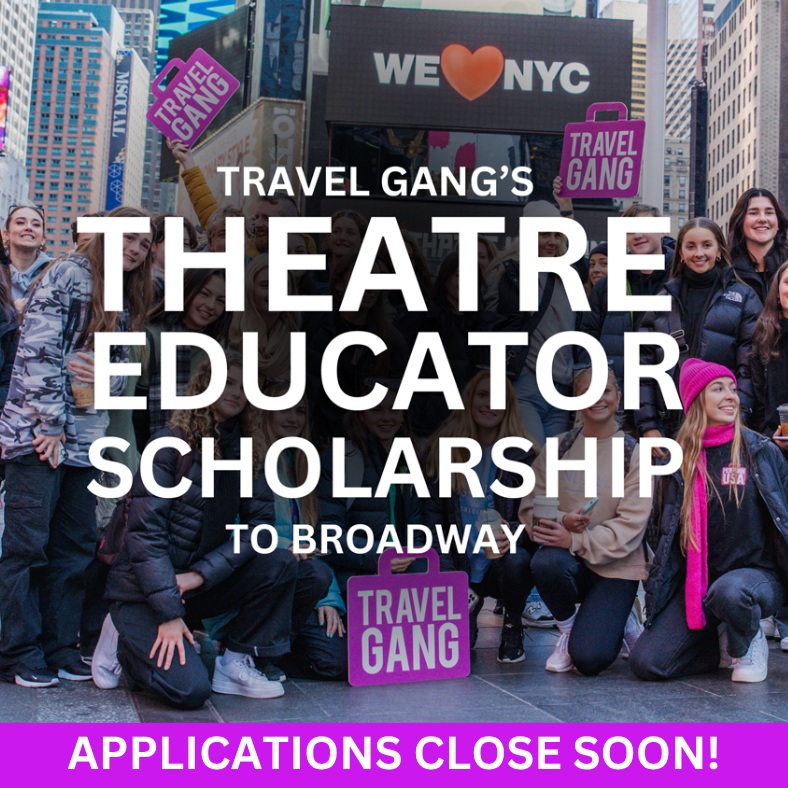 Applications close soon for the 2027 Travel Gang Theatre Educator Scholarship!
Following the success of previous year’s incredible recipients, Pasquale Barlottla (Viewbank College) and Rebecca Fortuna (Red Theatricals), we’re thrilled to continue this opportunity for passionate performing arts educators across Australia and New Zealand.
One outstanding educator will be selected to join the All-Stars program in January 2027 for a $14,000 professional learning adventure across the USA... including New York City, the Junior Theatre Festival in Atlanta, and the Disneyland Performing Arts Workshop in Los Angeles. 🌟
The experience includes Broadway shows, masterclasses, industry connections, and unforgettable moments that will energise your teaching and inspire your students for years to come.
🗓️ Apply by September 4, 2026
📍 Full details on our website (link in bio)
Proudly supported by:
@mtiaust
@stage_whispers
#TheatreEducator #Scholarship #TravelGang #TheatreEducation #DramaTeachers #PerformingArts