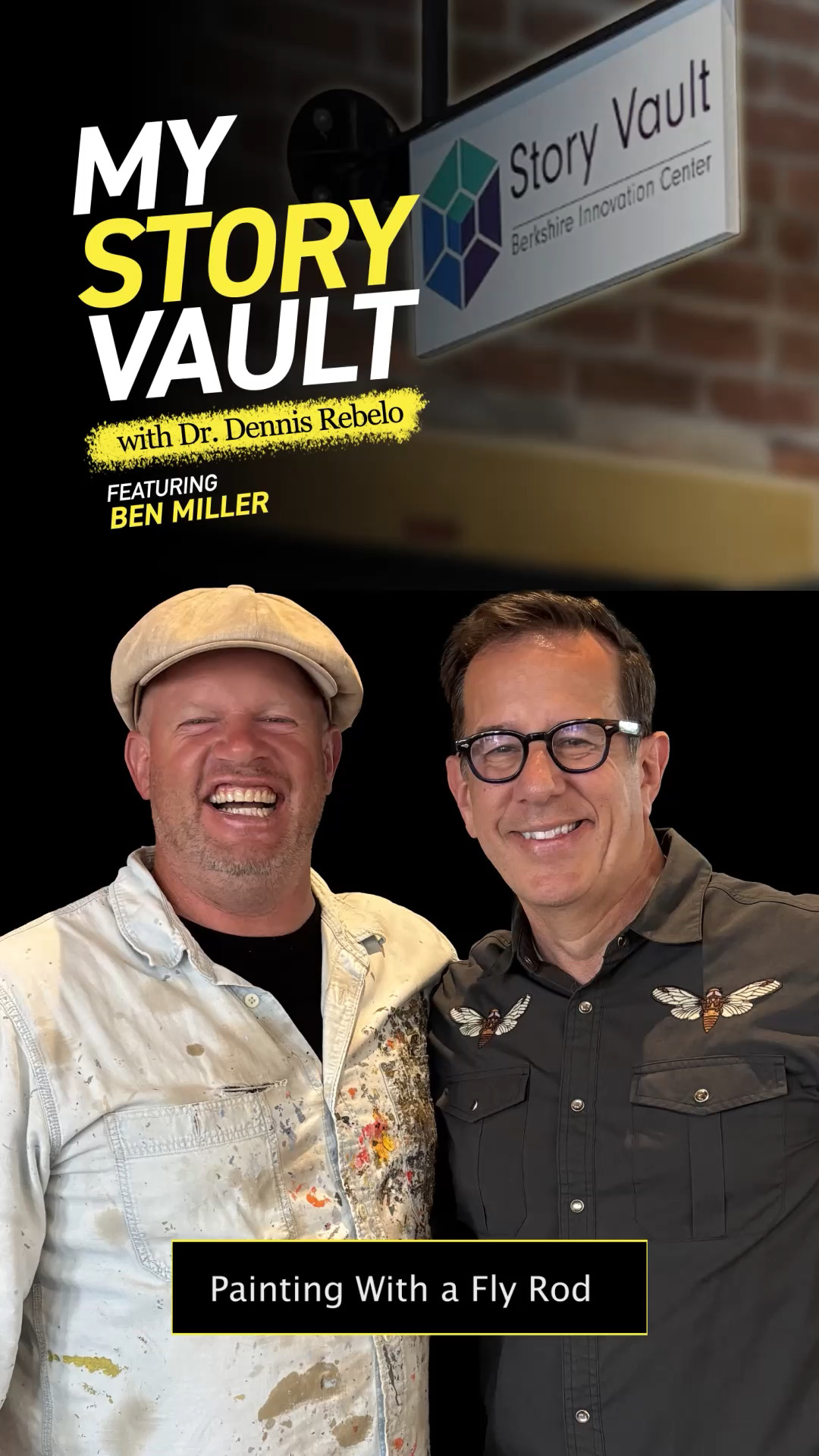 What happens when two lifelong passions come together?
For artist Ben Miller, a conversation with his brother sparked an unexpected idea:
“Let’s paint with a fly rod.”
That idea became the beginning of something entirely new.
On the next episode of My Story Vault, Ben joins Dr. Dennis Rebelo to share the story behind his work, his connection to rivers, and the path that led him to see art, nature, and purpose in a completely different way.
Premiering Thursday, September 10.
#MyStoryVault #BenMiller #FlyCastPainting #Art #FlyFishing #Creativity #Purpose
