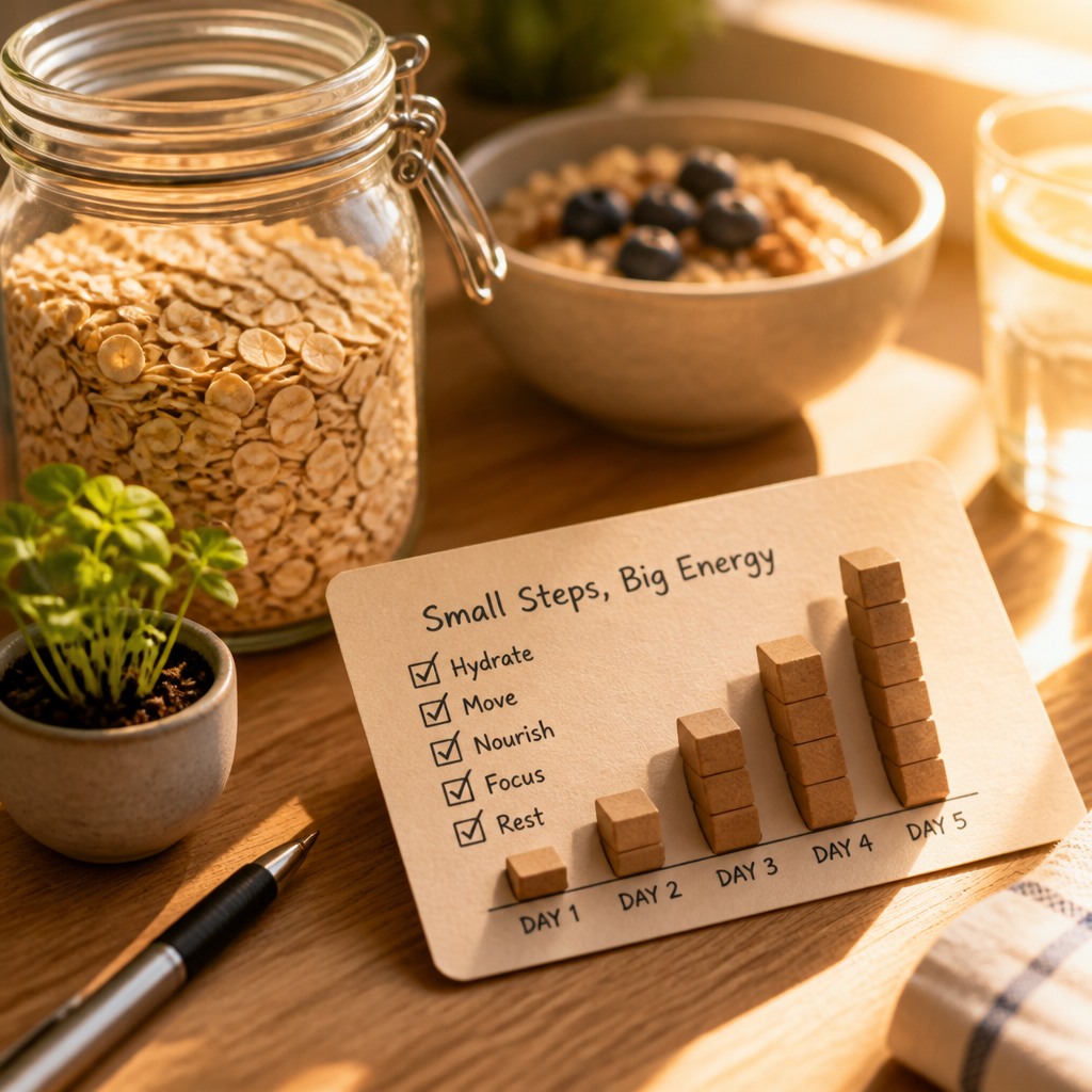 Small nutrition choices make big differences. I focus on simple, repeatable habits-like a protein-rich breakfast, consistent hydration, and a greens boost-to help you feel steady and energized all day. These are science-led, easy to keep doing and fit into any routine. Want practical tips you can actually stick with? Tap the link in bio and let’s build momentum together. 💪🌿✨
What’s one tiny change you could try this week? Tell me below - I’ll cheer you on! 👇
#WellnessWins #EverydayNutrition #SustainableHabits #HerbalNutrition #EnergyBoost #HealthyRoutine #NZHealth #SimpleChanges