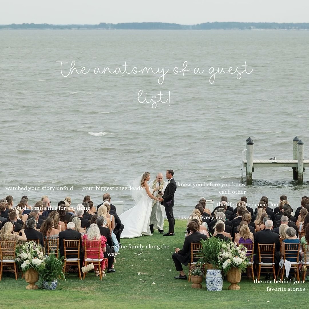 A guest list, but from a different perspective 🤍
A little reminder and appreciation for the people behind it. It’s never just a number, it’s a room full of people who are part of your story.
Inspired by: @lissamarieweddingsandevents
Photography: @addyraephoto
#guestlist #wedding #weddingplanning #marylandwedding #marylandweddingplanner