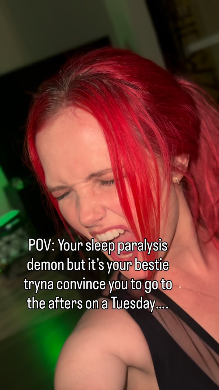 🥹We are Evol Walks and this is Surrender- this is what our sleep paralysis demon sings to us when we’re trying to be responsible 😂