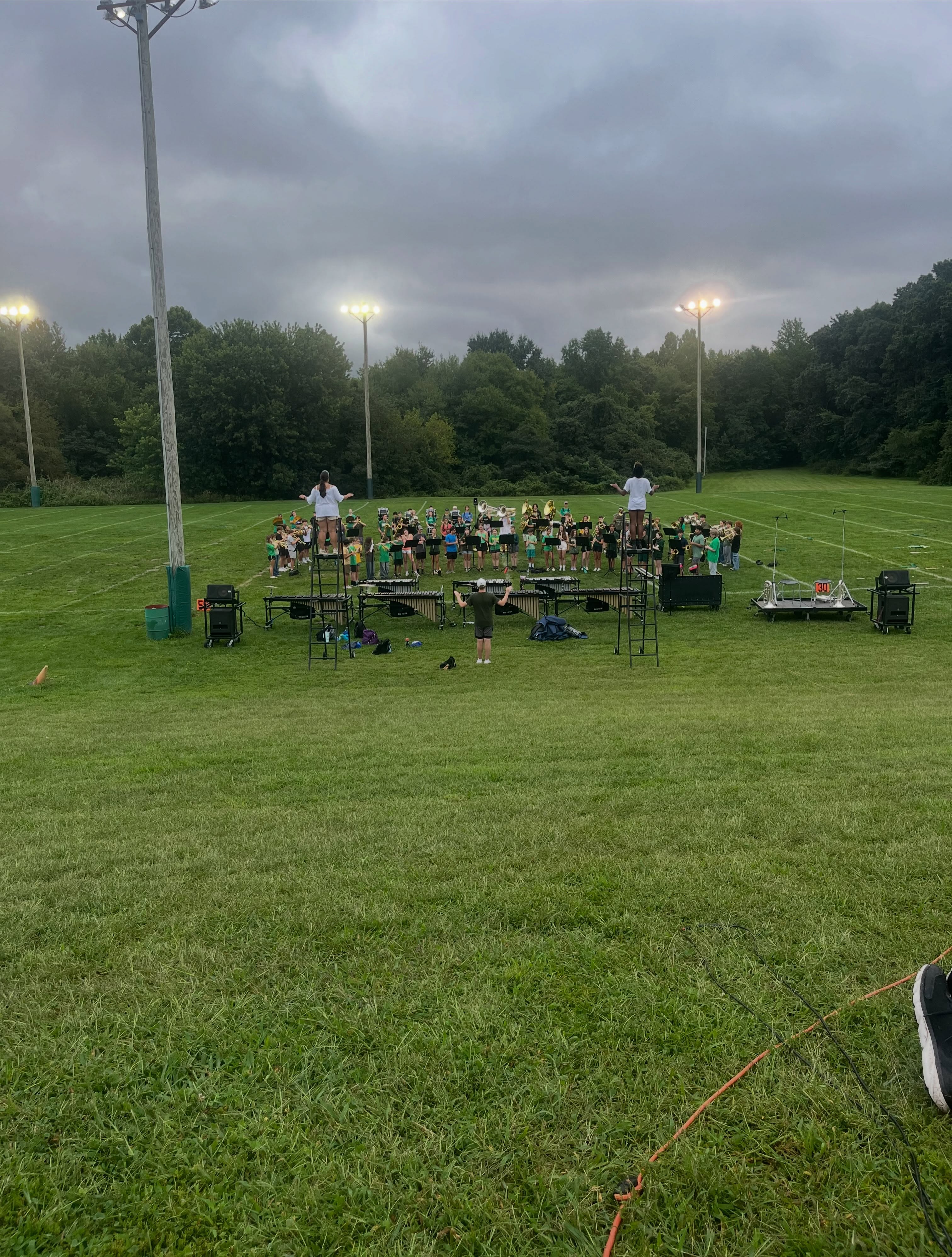 Thank you to everyone that came out on Wednesday to support the marching band and pep band. We were thrilled the rain held off, and even though we couldn’t march the show we had a blast bringing the music.
If you are interested in seeing the full show, come out to the Marching Band’s @njmarching competition on Saturday September 19th at Clearview Regional High School! More information can be found at viewband.org/band-show.