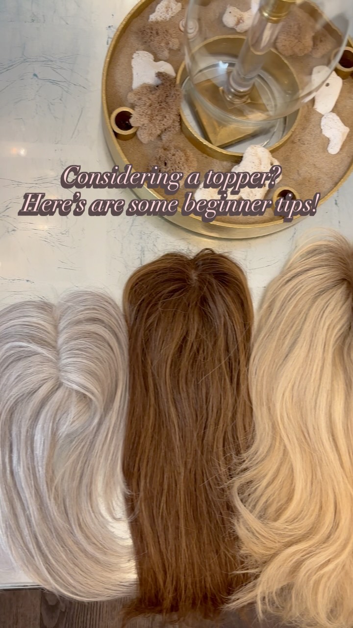 Finding the right topper isn’t just about matching your hair, it’s about finding the one that makes you feel like YOU.
The perfect topper should blend seamlessly, feel comfortable, suit your lifestyle, and give you that little boost of confidence when you look in the mirror. 😍
From color and length to base size, density, and texture—there’s a topper for every need. The key is finding your perfect match.
Because when your hair feels right, your confidence follows.
#hairtopper #hairconfidence #hairtransformation #hairgoals #thinninghair