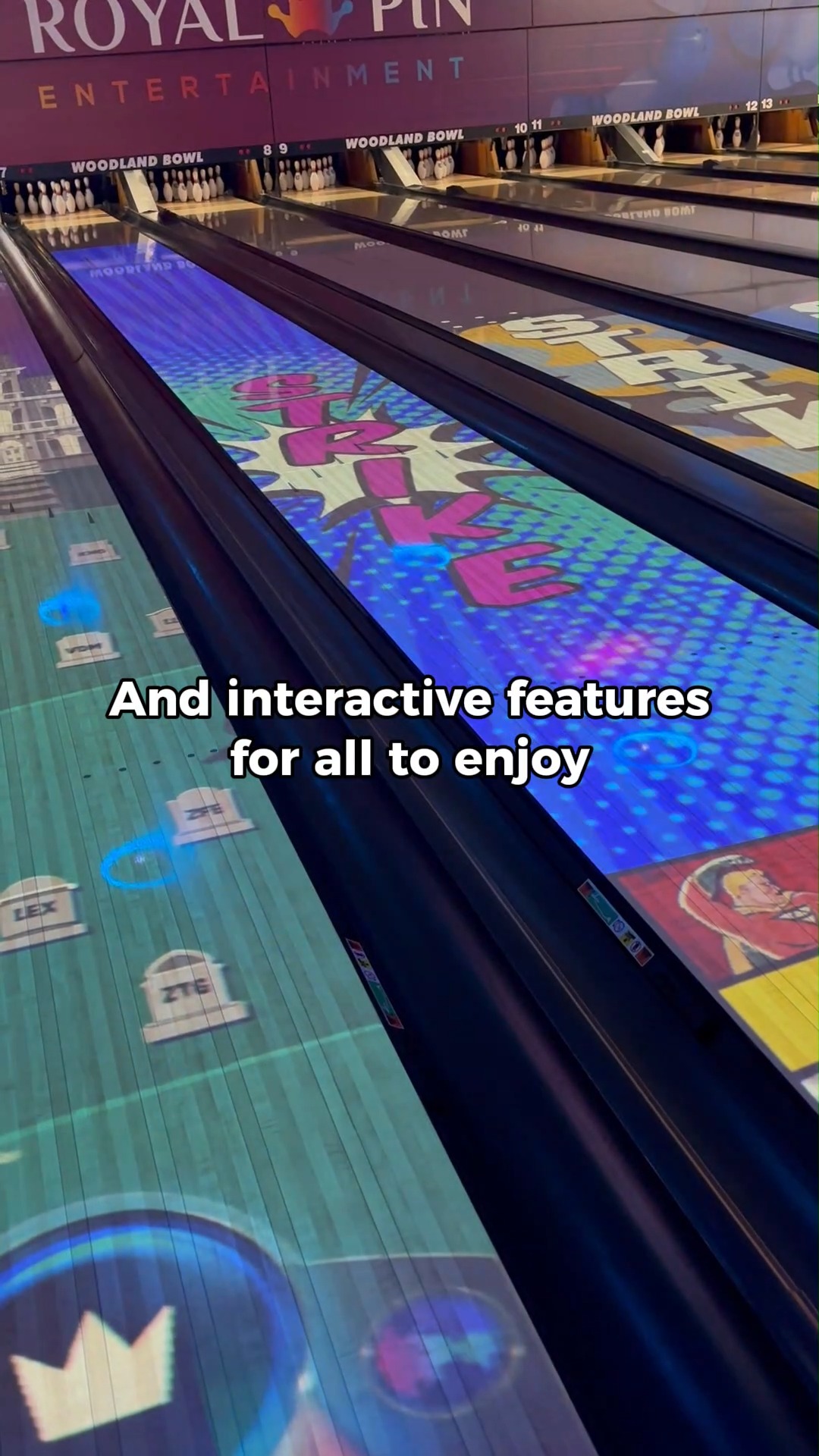 It's time to light up the lanes at Woodland with Spark Immersive Bowling!