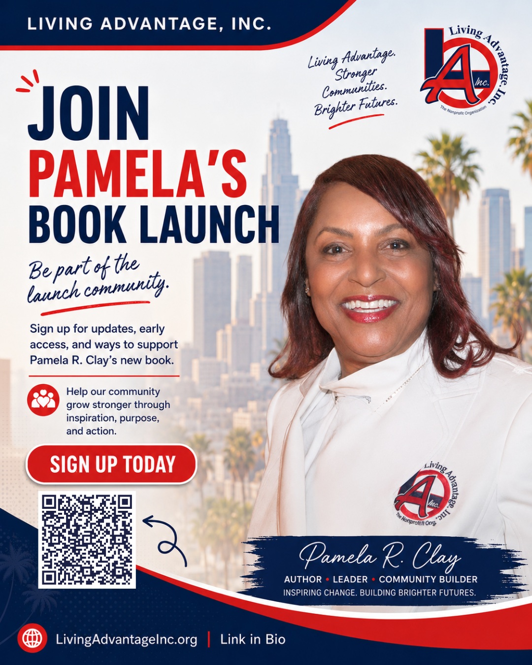 This book is more than a story, it's over 33 years of experience, leadership, faith, and a vision for creating greater opportunities for foster youth.
✨ Join our VIP Book Club and you'll receive:
📖 A FREE e-copy of the book
⭐ The opportunity to leave an Amazon review and help spread this important message
📬 Exclusive events, launch updates and behind-the-scenes news
📲 Join the VIP Book Club today - LINK IN BIO
#BookComingSoon #PamelaRClay #LivingAdvantage #FosterYouth #BookLaunch #Leadership #SocialImpact #NonprofitLeadership #NewBook #ComingSoon #KindleDirectPublishing #AuthorLife
