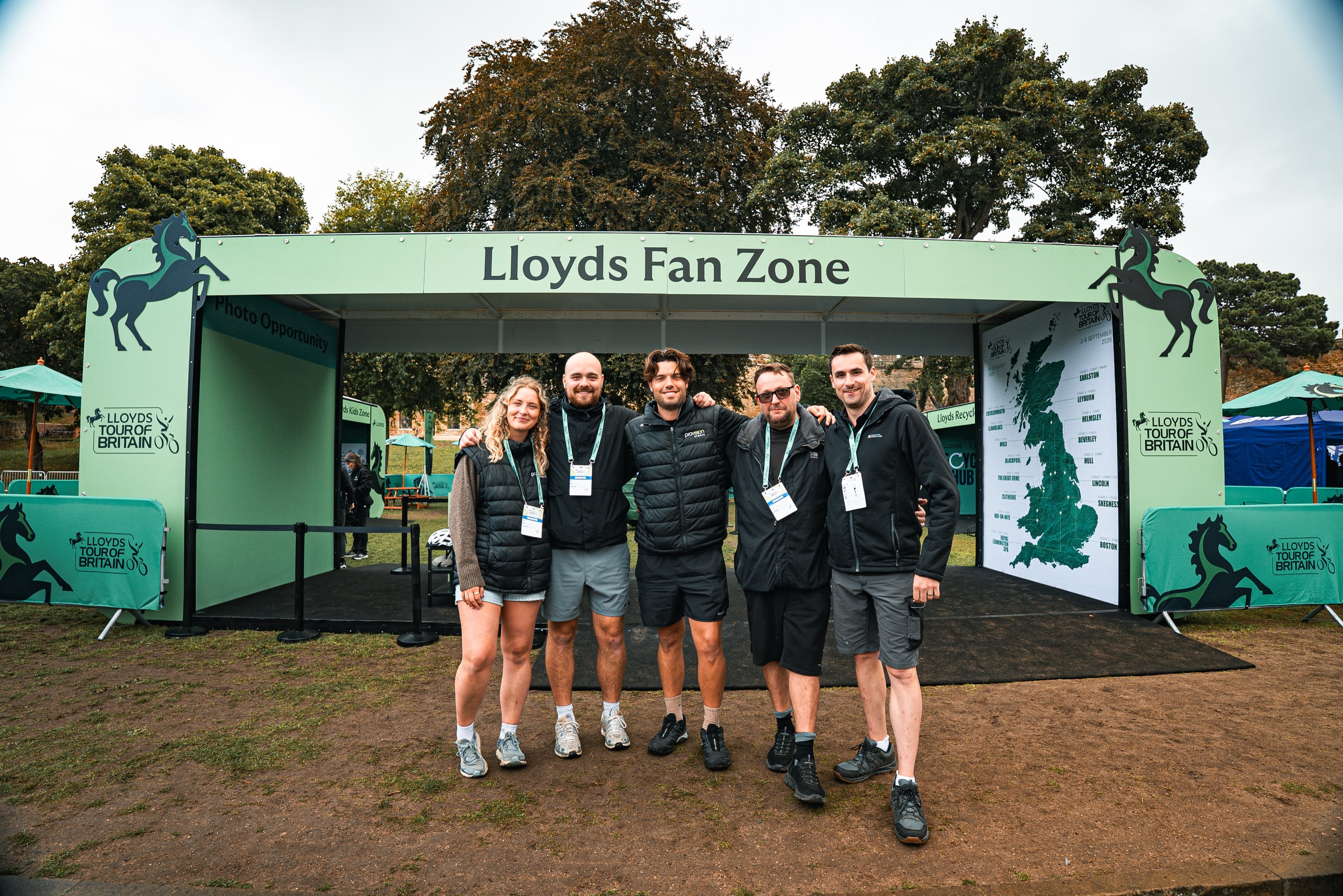 The Lloyds @thetourofbritain has officially crossed the finish line 🏁
Our team has just wrapped up in Lincoln, bringing our two-stop activation, delivered with Fuse, to a close. Following Blackpool, the team brought the experience to Lincoln Castle, creating another brilliant space for fans to get involved and soak up the race-day atmosphere.
Thanks to @fuse_agency and @lloyds.bank for having us along for the ride 🚴
#ProvisionEvents #AirCladX #Fuse #BritishCycling #FanExperience @airclad @britishcycling