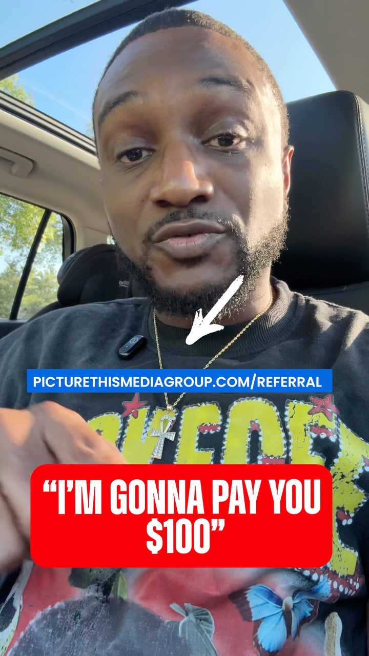 CASH IN!!!💰
Know a business owner who needs better branding, a new website, app development, or another digital solution? Refer them to Picture This Media Group and earn $100 for every successful referral.
