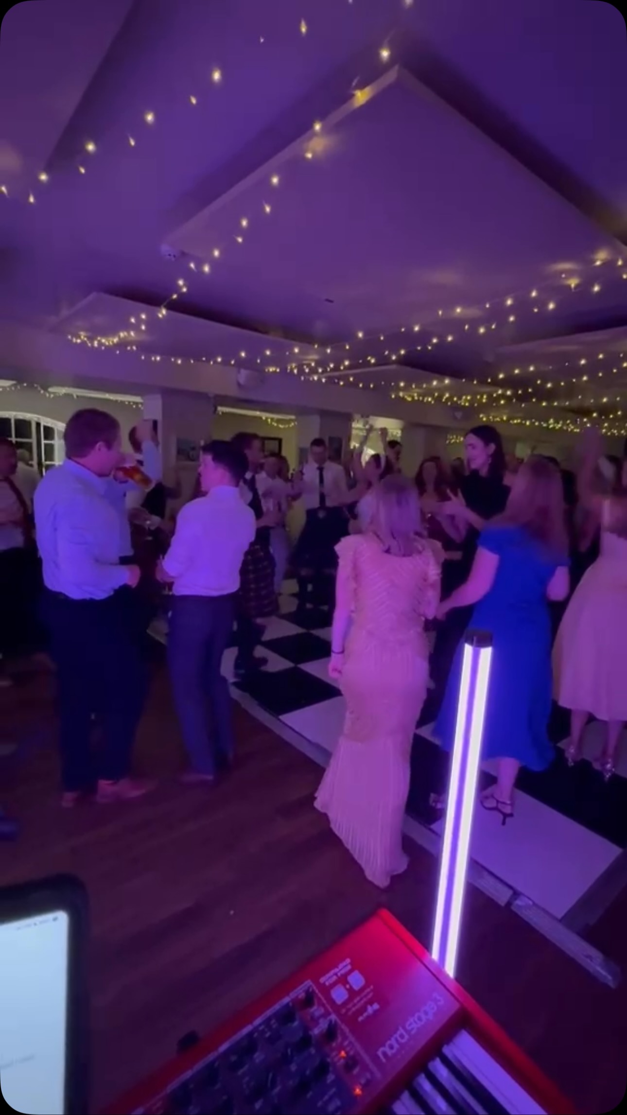 A dance floor with absolutely no interest in behaving itself.
House for an Art Lover, Taylor Swift, and a full-room crouch-and-jump to Love Story.
Exactly what a wedding dance floor should look like. 🕺 @houseforanartlover