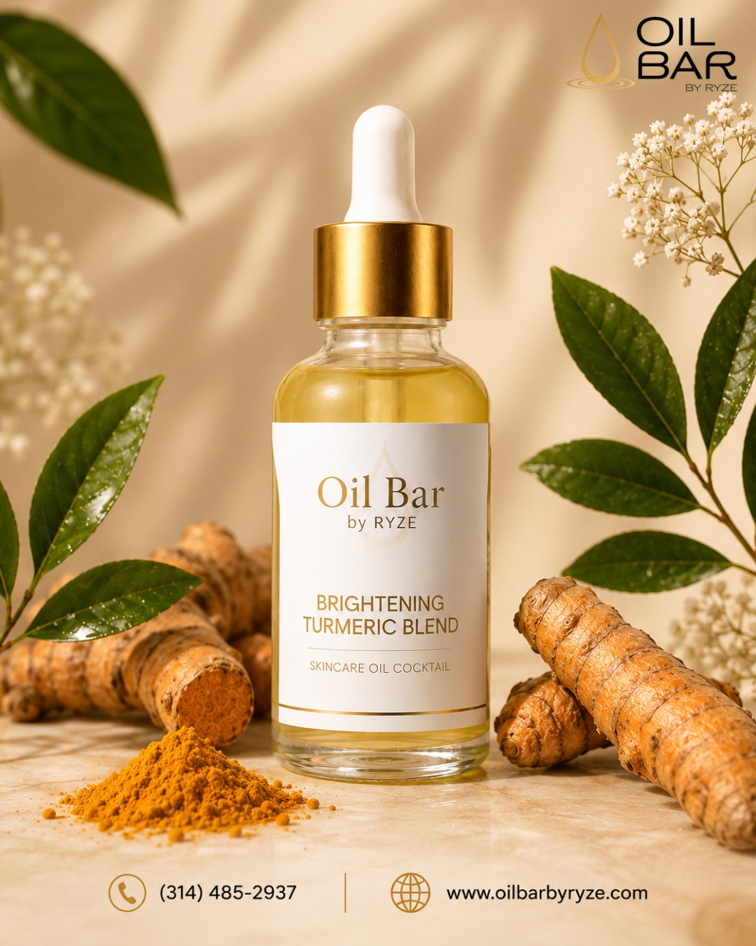 ✨ A Golden Glow, Naturally
Meet Oil Bar by Ryze Brightening Turmeric Blend—a skincare oil cocktail inspired by the timeless beauty of turmeric. 🌿✨
Give your skincare lineup a golden touch and make every drop part of your glow-forward routine.
Golden drop. Golden glow. 💛
Ready to discover more from Oil Bar by Ryze?
👉 Explore Oil Bar by Ryze
https://www.oilbarbyryze.com/product-page/brightening-skin-blend-1
#OilBarByRyze
#TurmericBlend
#BrighteningBlend
#SkincareOil
#SkinCareRoutine
#GlowCare
#NaturalSkincare
#BodyCare
#SkincareEssentials
#GoldenGlow
#BeautyWellness
#StLouisBeauty