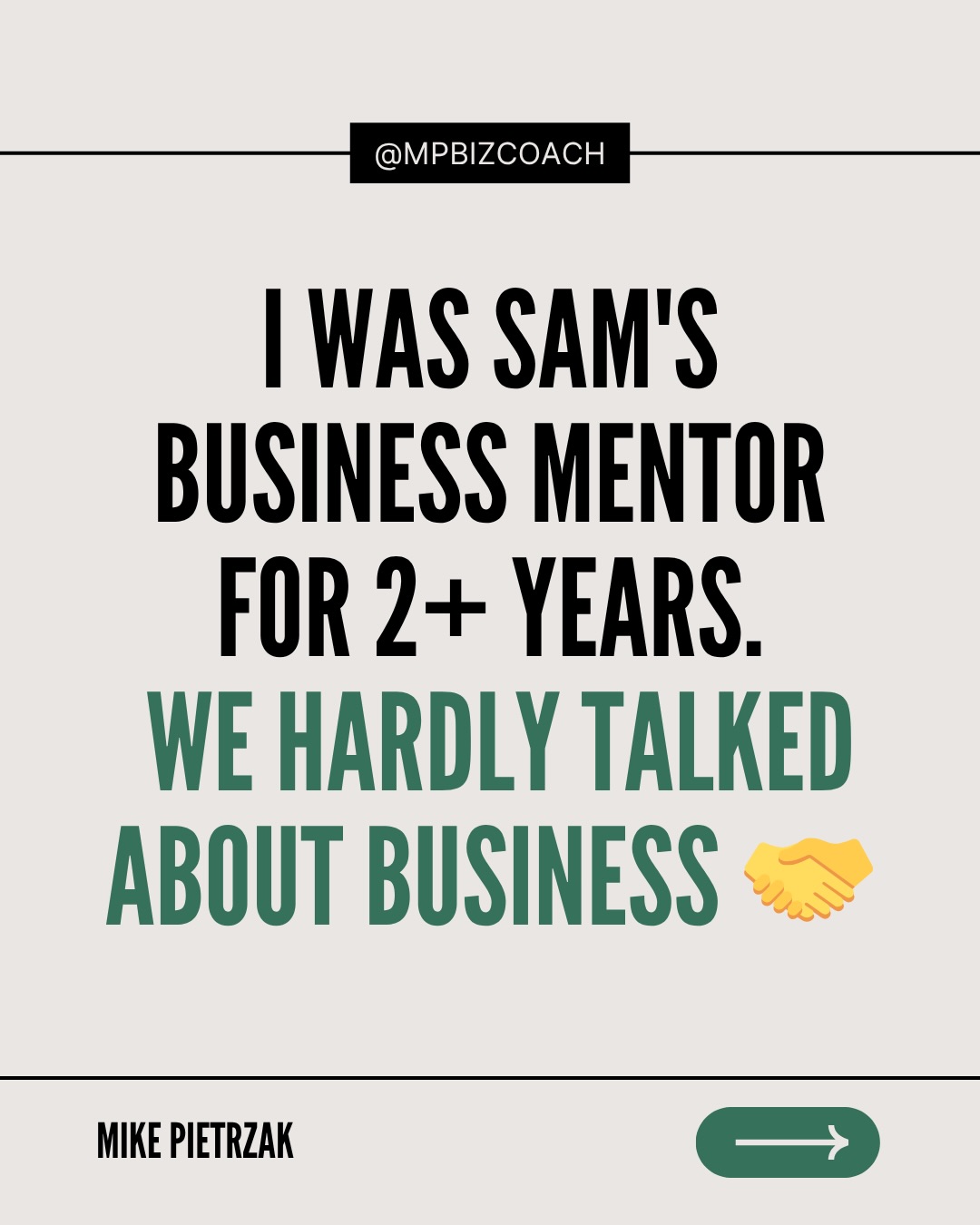 Sometimes the reason your business is stuck has nothing to do with your business.