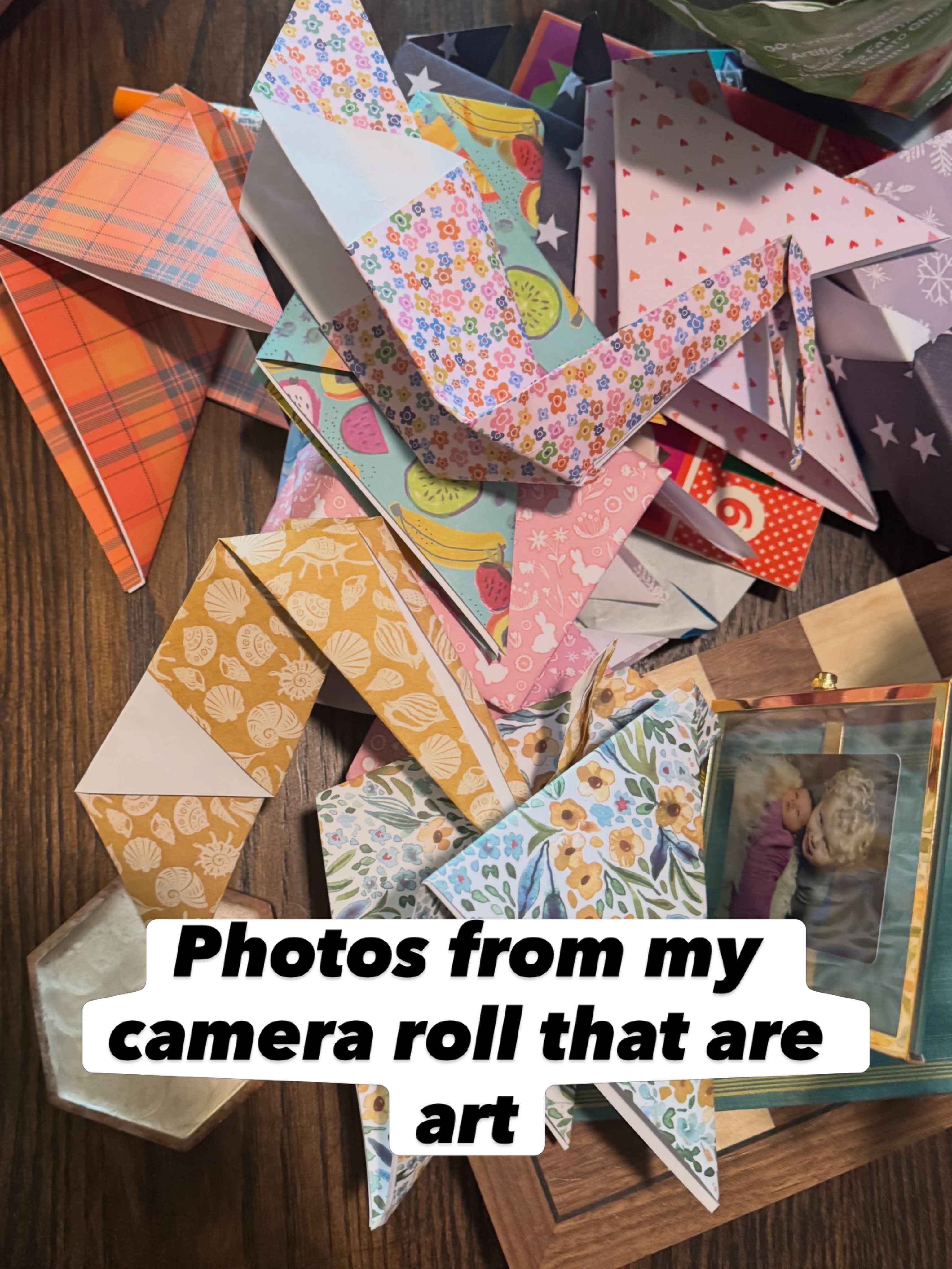 Origami in a pile on a coffee table, 2026
On display at the Metropolitan Library (Downtown OKC), 2026
Flowers in bloom, 2026
Various Scenes, watercolors, 2026
On display at the Amazeum (Bentonville, AR), Mo Willems, 2026
On display at Crystal Bridges (Bentonville, AR), 2026
A mage and her apprentice, spoon balancing, 2026
3 Rubik's Cubes on a Washing Machine, 2026
Pyramid, plastic cups, 2026
House, Tree, and Sun, paint on canvas, 2026