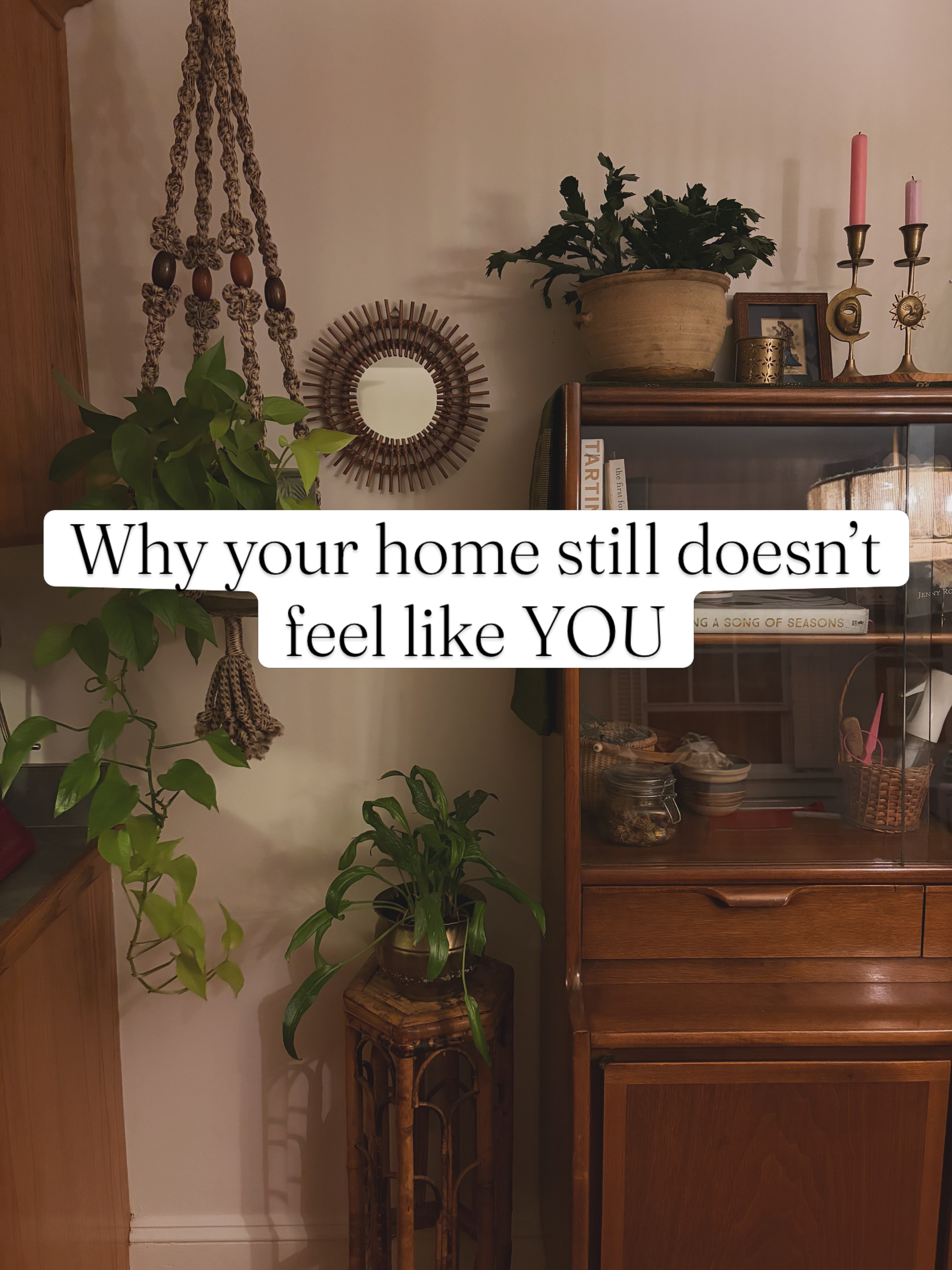 I think a lot of people struggle with their homes because they’re trying to figure out what their “style” is supposed to be.
They save allll the Pinterest photos. They buy random items they like. They try to make everything work together.
And somehow, the room still doesn’t feel like them.
But I don’t think personal style works that way.
I think it’s already there. You just have to start paying attention.
Pay attention to the clothes you love wearing.
The places you’ve loved being.
The spaces that make you feel something.
The objects you’re naturally drawn to.
There are patterns hiding in all of it.
And once you start noticing those patterns, making design decisions gets a whole lot easier.
Your home doesn’t need to look like everyone else’s. It needs to feel like yours. 🤍
Save this for the next time you need help figuring out what your home is missing.