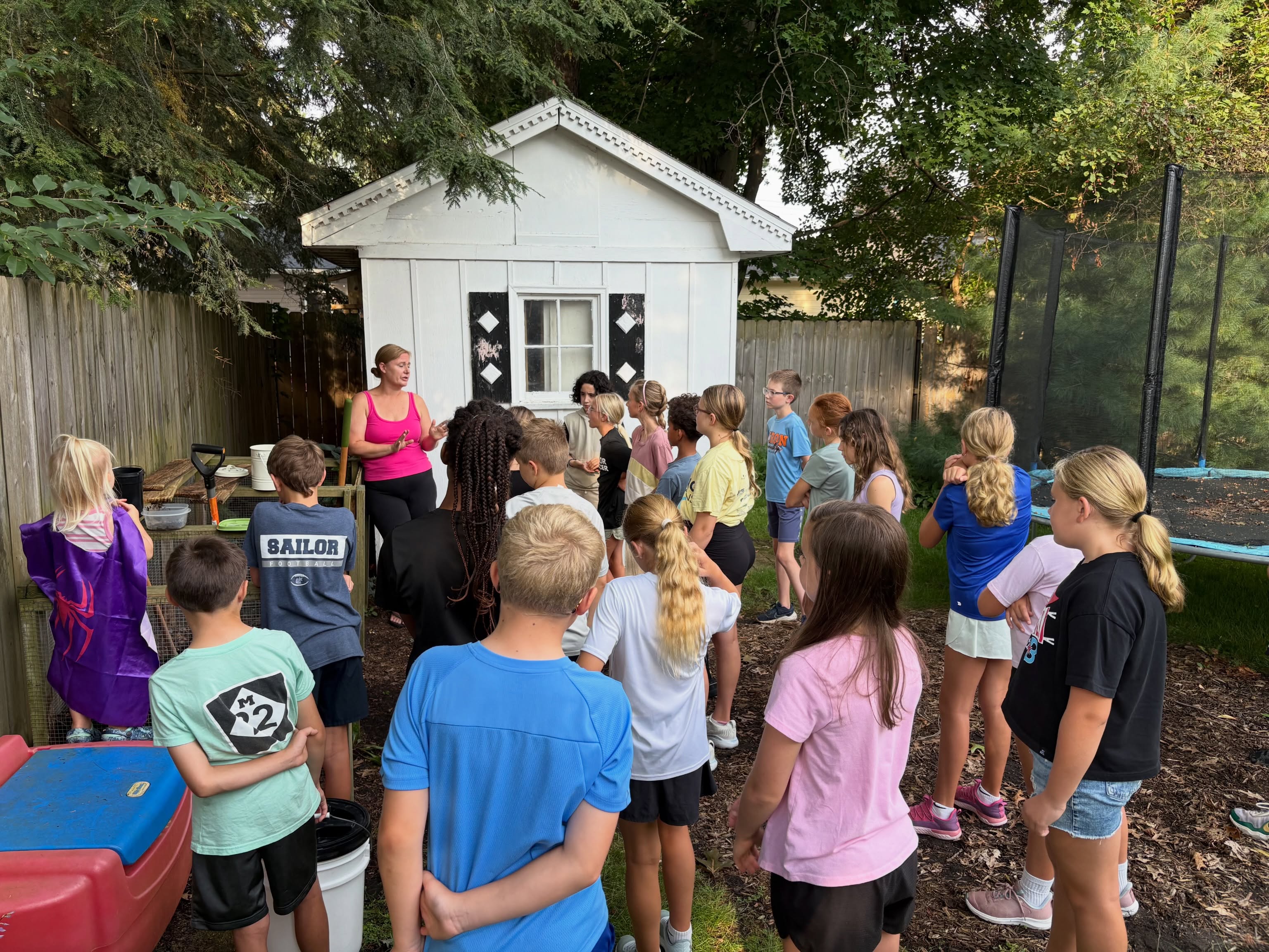 While construction continues on our outdoor education space at the elementary school, our west campus students are also actively learning to be connected to nature! Our 5th graders are learning about composting. They’ll be starting to compost at the west campus soon! Stay tuned for some behind the scenes and their presentations! #composting #plantedwithpurpose🌿 #connectedtonature