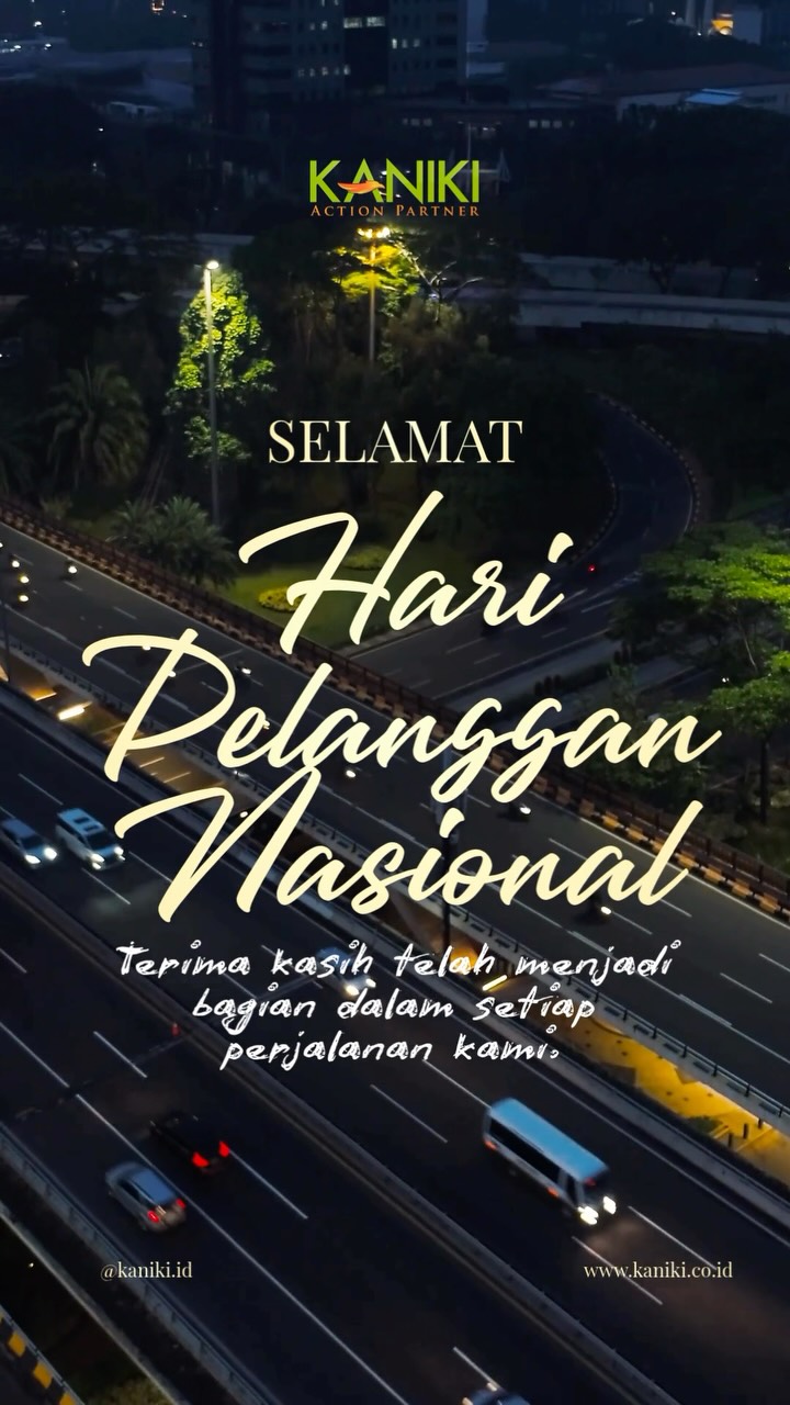 Setiap logo, punya cerita.
Setiap cerita, punya arti. 🧡
Hari ini, kami hanya ingin bilang:
TERIMA KASIH
Untuk setiap kepercayaan.
Untuk setiap momen yang dipercayakan.
Untuk setiap tim yang telah menjadi bagian dari perjalanan KANIKI.
Dari satu event ke event berikutnya, dari satu cerita ke cerita lainnya, terima kasih sudah mengajak KANIKI menjadi bagian dari perjalanan Anda.
Selamat Hari Pelanggan Nasional 2026.
Terima kasih telah mempercayai KANIKI.
Terima kasih telah menjadi bagian dari cerita kami.
#KANIKI #HariPelangganNasional2026 #CorporateEvent #ExperientialEvent #anotherexperiencefromKANIKI