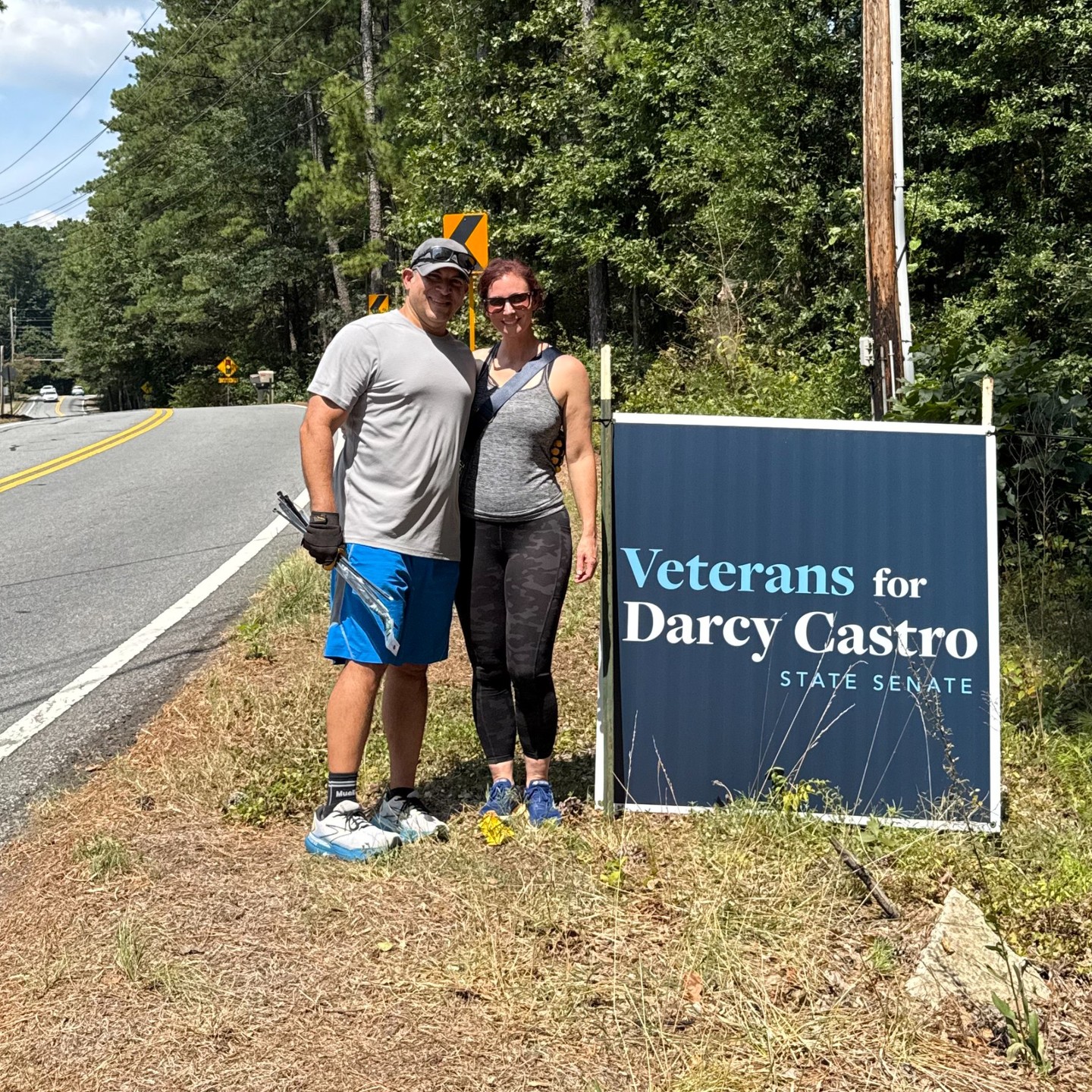 Signs, signs, signs! 🪧
Thank you to our wonderful supporters in the community, our large campaign signs are beginning to pop up around District 37!
If you have property that has good visibility and would like to host one of our 4'x4' signs, please reach out to me!