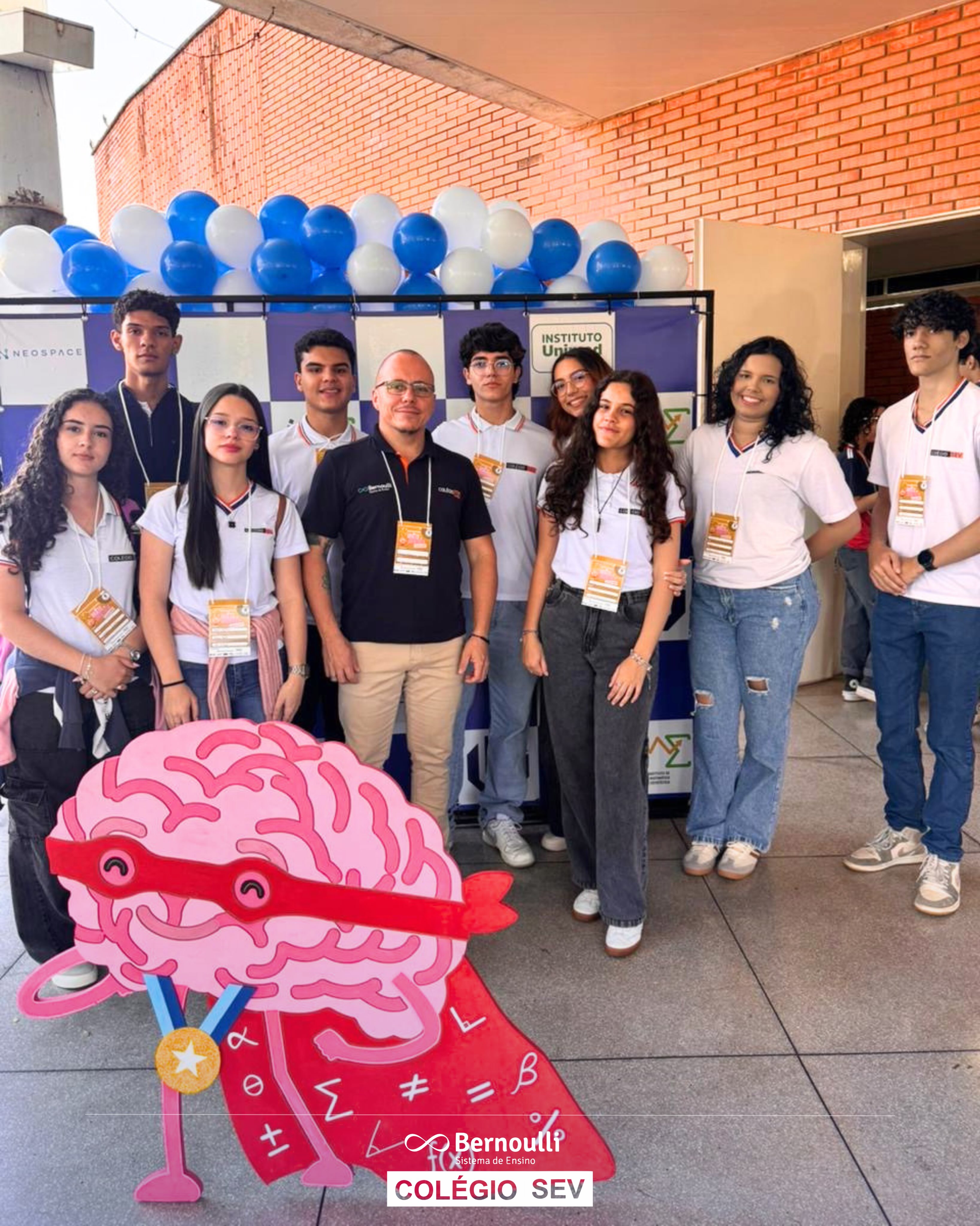 Colégio SEV marcando presença na X Maratona de Matemática da UFU.