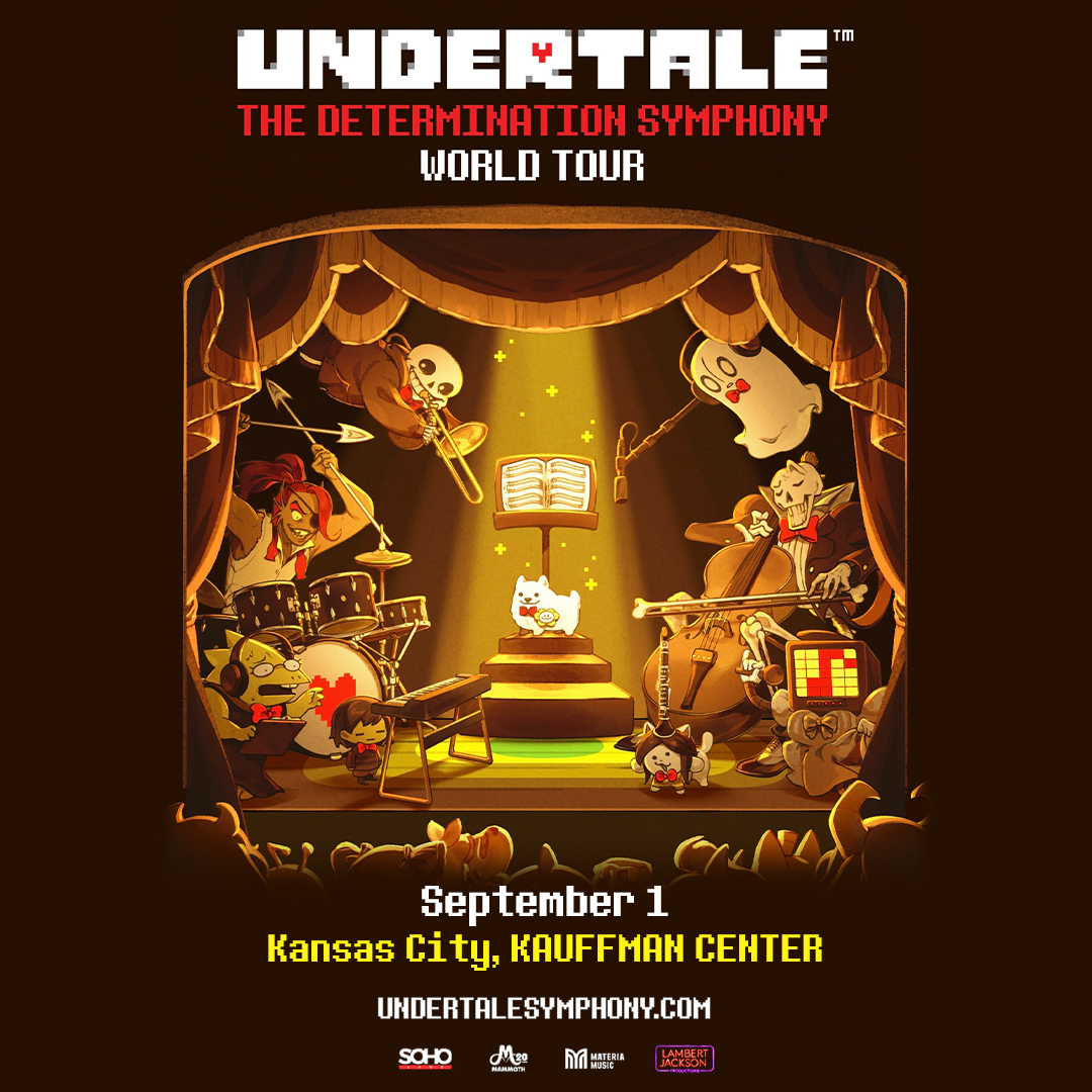 Kansas City: Limited tickets are still available for @undertalesymph tonight at @kauffmancenter.
Don't miss out! Tickets for tomorrow night are sold out.
tickets.kauffmancenter.org
#undertale #undertalesymphony
#kansas city #kcmo #kc