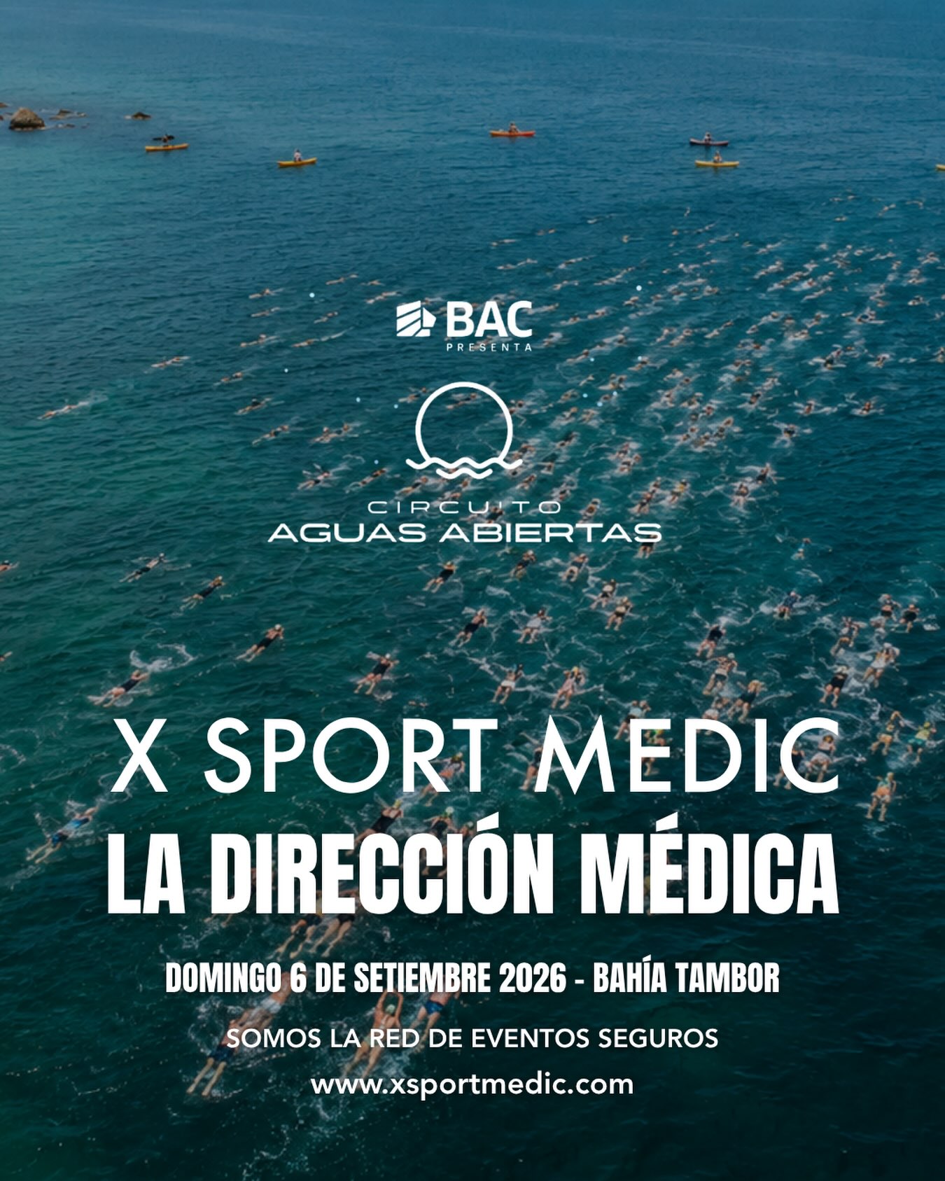 🌊 Donde hay aguas abiertas, también debe haber seguridad.
Este domingo 6 de setiembre, el Circuito Aguas Abiertas llega a Bahía Tambor, y una vez más estaremos presentes como su Dirección Médica.
En X SPORT MEDIC sabemos que la seguridad no es un elemento adicional de una competencia: es parte fundamental de ella.
🏊♂️ Nos vemos en Tambor para acompañar esta nueva fecha y trabajar, como siempre, por la salud y seguridad de cada participante.
💙 Nos vemos en el agua.
🌐 www.xsportmedic.com
#DirecciónMédica #SaludYSeguridad #Prevención #AguasAbiertas #OpenWater