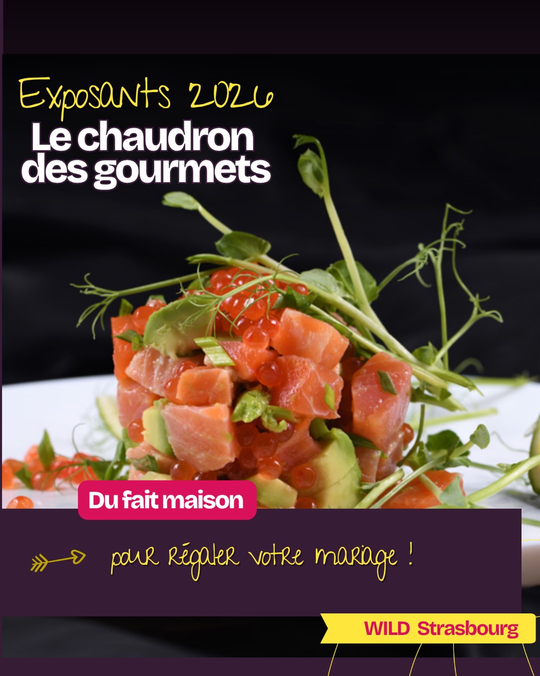 Du fait maison, de la gourmandise et un menu pensé pour VOTRE mariage 🤍
Avec Le Chaudron des Gourmets, Damien mêle tradition et créativité pour proposer une cuisine adaptée à vos envies, votre réception et votre budget.
Une bonne adresse à découvrir au WILD IN LOVE FESTIVAL de Strasbourg 👀
📍 @chateau_d_osthoffen