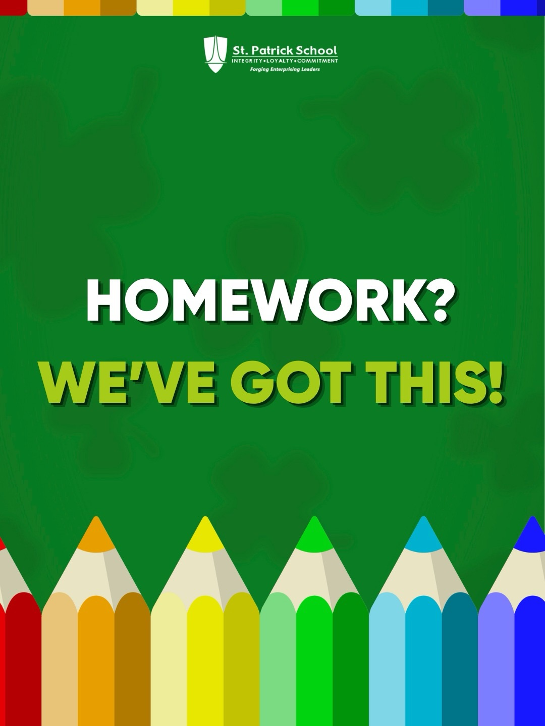 A little extra support can make a big difference! 📚💚
Our Sala de Tareas provides students with a structured and supportive environment to complete their assignments, strengthen their study habits, and develop greater independence.
Make the most of every afternoon with a space designed to help our Rhinos stay focused, organized, and confident in their learning.
Find Your After 3 at St. Patrick!
For more information and registration, contact us.