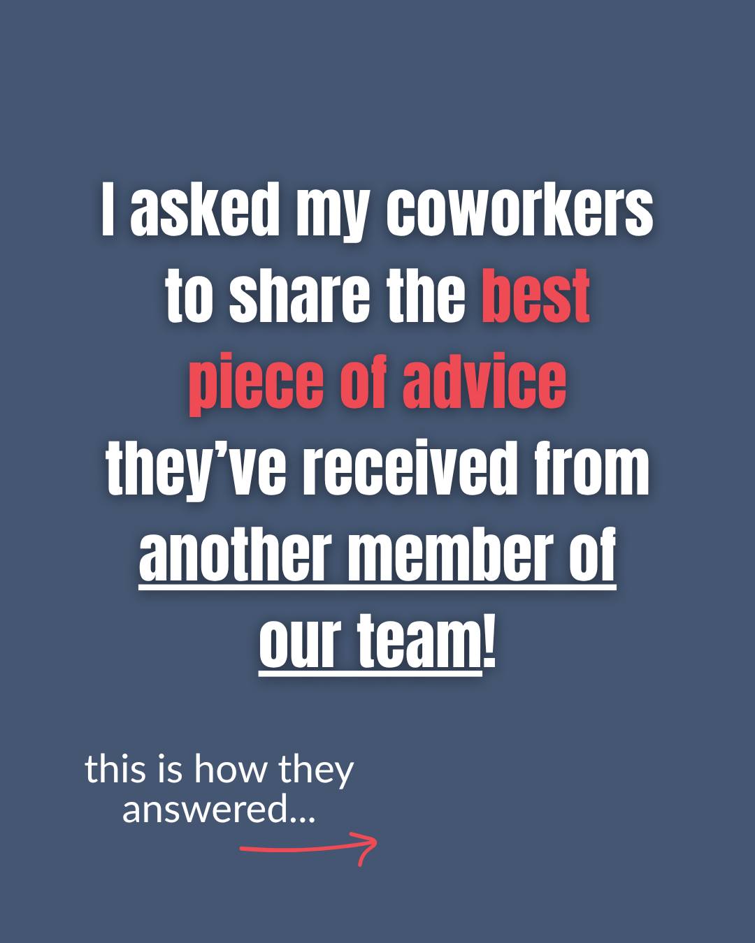 At Infuze, we're always learning and looking for new ways to serve our clients. And sometimes, the best advice comes from within.
What's the best piece of advice you've received from a coworker?
#marketing #marketingteam #socialmediamarketing #Marketing #DigitalMarketing