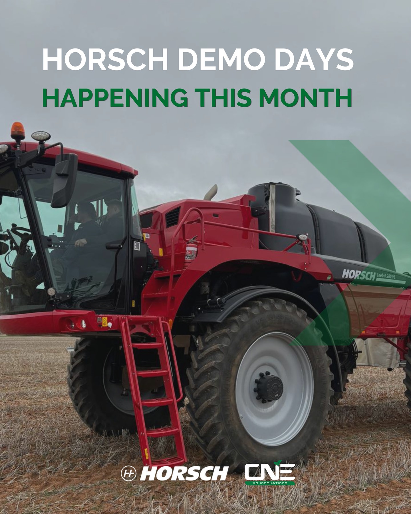 HORSCH Demo Days are coming up!
We’ll be out in the paddock at two locations this month:
📍 Moora — 22 September
👉 Register your interest with Neil: 0476 347 996.
📍 Northam — 24 September
👉 Register your interest with Mal: 0484 048 181.
LOCATIONS TO FOLLOW.