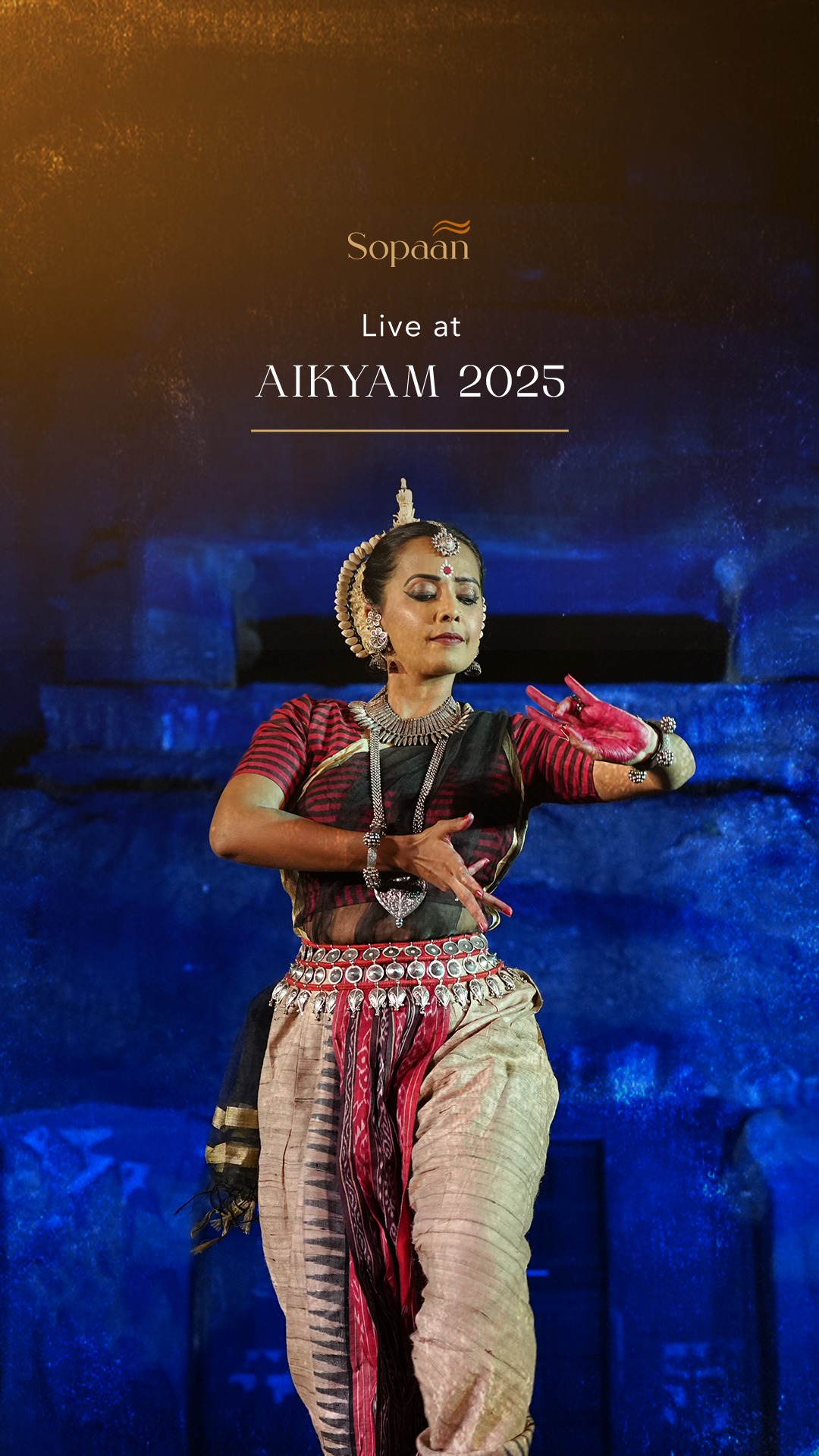 At Ellora, movement became a conversation with history.
A moment from AIKYAM 2025, where classical dance met an extraordinary site of Indian heritage, bringing art, culture and shared human expression into one frame.
As we celebrated 80 years of the United Nations, this moment reflected the power of culture to connect people across borders. This conversation continues at Aikyam 2026, hosted in Vadodara on the 9-11 October.
#Sopaan #IndianHeritage #ElloraCaves #CulturalDialogue #ClassicalDance
Ellora Caves, Indian classical dance, Indian heritage, cultural dialogue, heritage arts, cultural