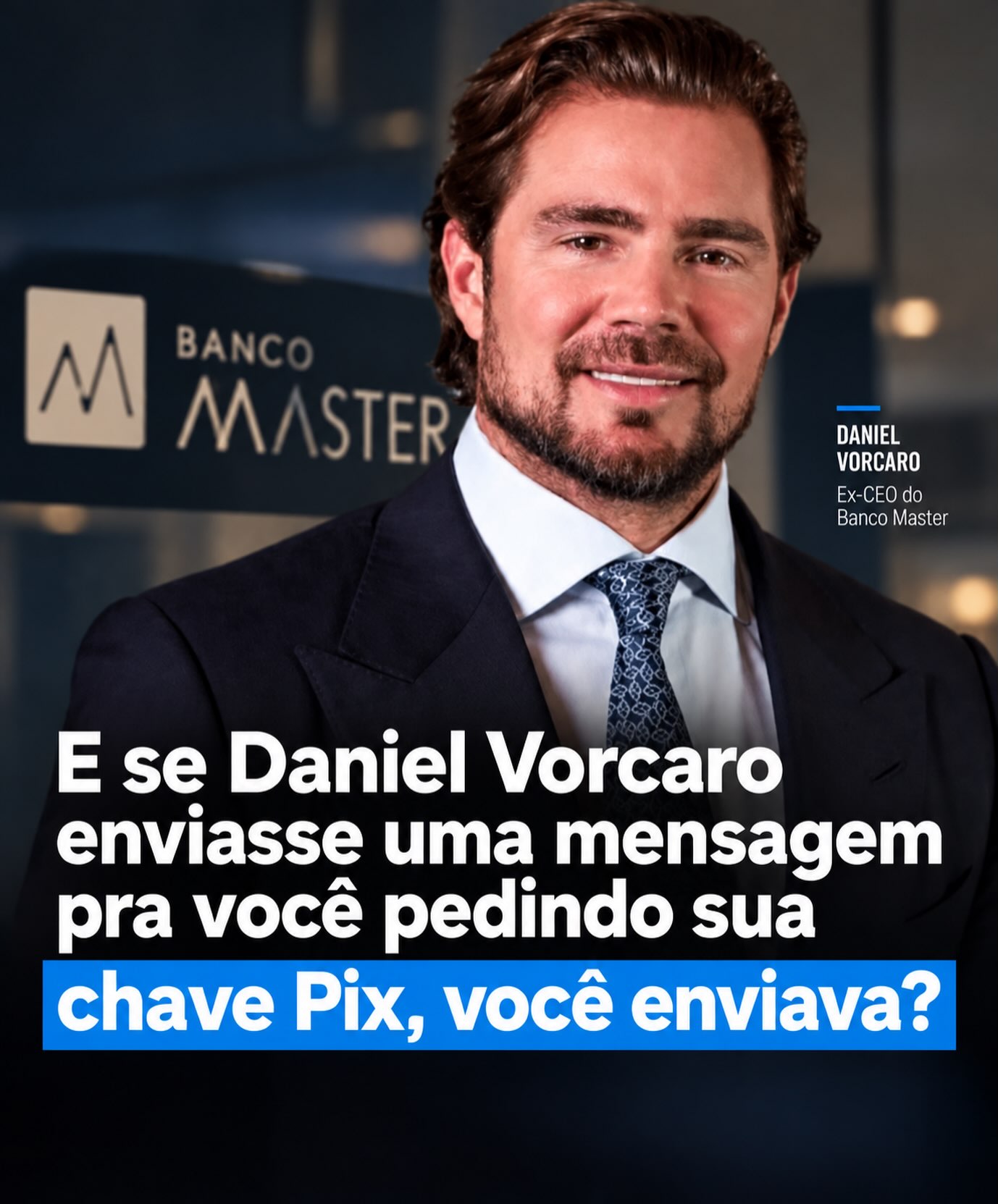 SEXTOU! 😂💸
Depois de uma semana em que o noticiário político e econômico parece ter sido escrito por um roteirista sem limites, resolvemos encerrar a sexta com uma pergunta simples:
E se Daniel Vorcaro mandasse uma mensagem pra você pedindo sua chave Pix… você enviava? 👀😂
Calma, gente. É só uma brincadeira para descontrair porque, do jeito que estão as notícias, se a gente não rir um pouco… complica! 😂
E aí: mandava a chave ou bloqueava o contato? 🤣
#Sextou #JornalPrimeiraImpressão #JPI #DanielVorcaro #BancoMaster Pix Humor Notícias