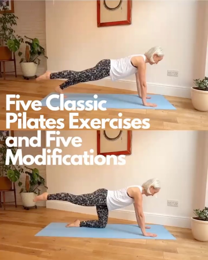 Five classic Mat Pilates exercises and modifications that I regularly offer class members if the full exercise is not accessible to them.
.
.
.
.
#matpilates
#pilatesmodifications
#pilatesforeverybody
#pilatesinstructor