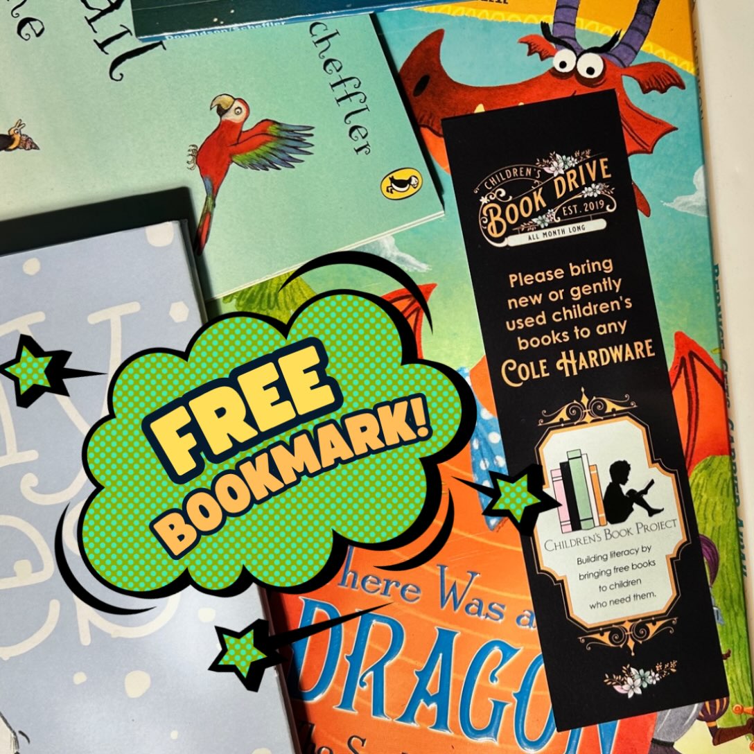 Pick up a free bookmark at any of our locations! We’re partnering with @childrensbookprojectsf and collecting new and like-new books for children. Bring it as many books as you like, and thank you in advance for all donations! ❤️ 📚