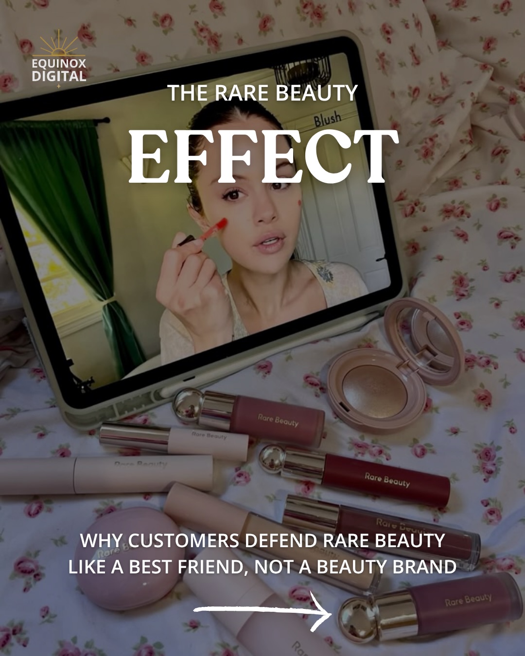softness sells. 🌸 @rare Beauty confirmed vulnerability is the new influence. and the loyalty that followed? unmatched.
not customers. advocates. there’s a difference. 💋
book your free strategy session → link in bio
#RareBeauty #BrandStrategy #EmotionalMarketing #MarketingAgency