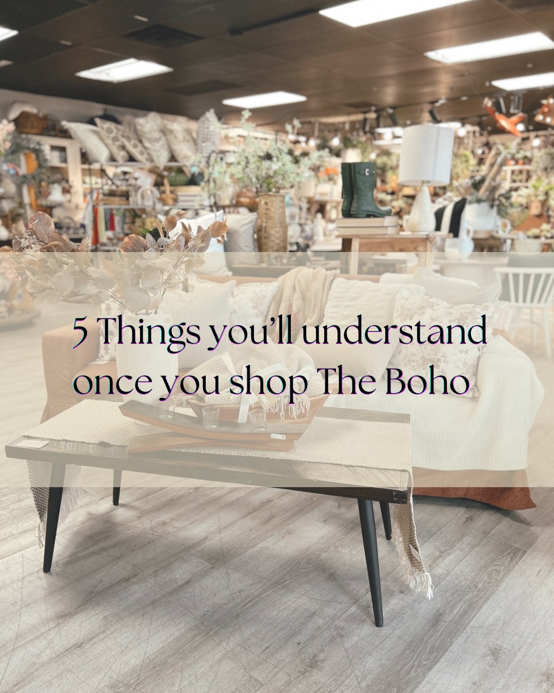 If you’ve shopped The Boho, you already know. 😂
You came in for “just a quick look” and somehow ended up doing three laps, finding something you absolutely needed, and mentally planning your next visit before you even left.
The Boho effect is real.
Tag someone who would understand. 👀