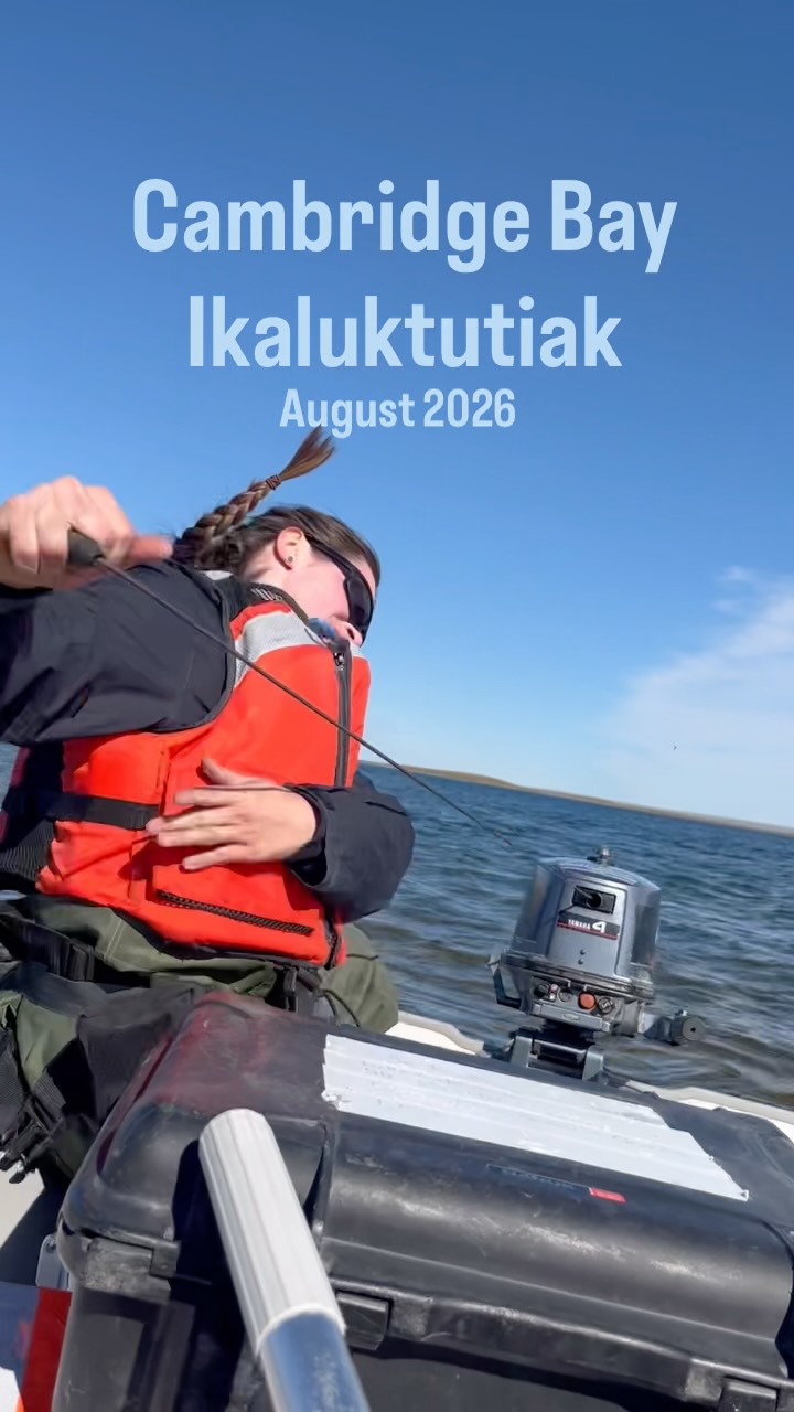 A little overview of our recent adventures sampling lakes during the open-water season in Cambridge Bay (Ikaliltutiak) 🌊🛶🪱