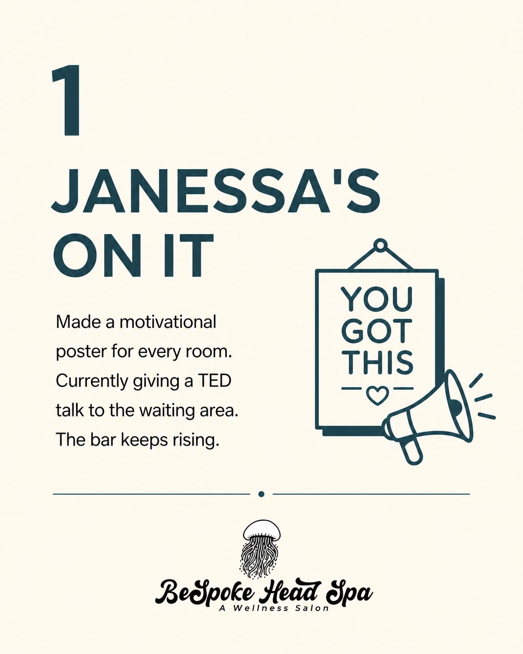 The bosses are away. The spa is fine. 😅
Angelique and Jennifer are out of town for training this week, which means the team is holding things down.
We're told everything is under control. We choose to believe them.
Janessa made a motivational poster for every room and is currently giving a TED talk to the waiting area. The bar keeps rising.
Summer is fully focused. Definitely not napping in the shampoo bowl between clients. We cannot confirm.
Shila has already blow-dried her own hair twice today. Just because she can. The salon is in very good hands.
Kylee asked one question on her first day and hasn't stopped asking since. We love the enthusiasm.
Skylar rearranged the entire product shelf by vibe. Guests are obsessed. Management will find out eventually.
Destini and Cami are currently running the spa via a shared Google Doc and a prayer. The doc has 47 comments. So far, so good.
So come see us. We promise we know what we're doing.
📍 Springfield, MO
Book with us at bespokeheadspa.com or call 417 901 0117 🌿
#headspa #springfieldmo #417local #417land #headspaspringfield