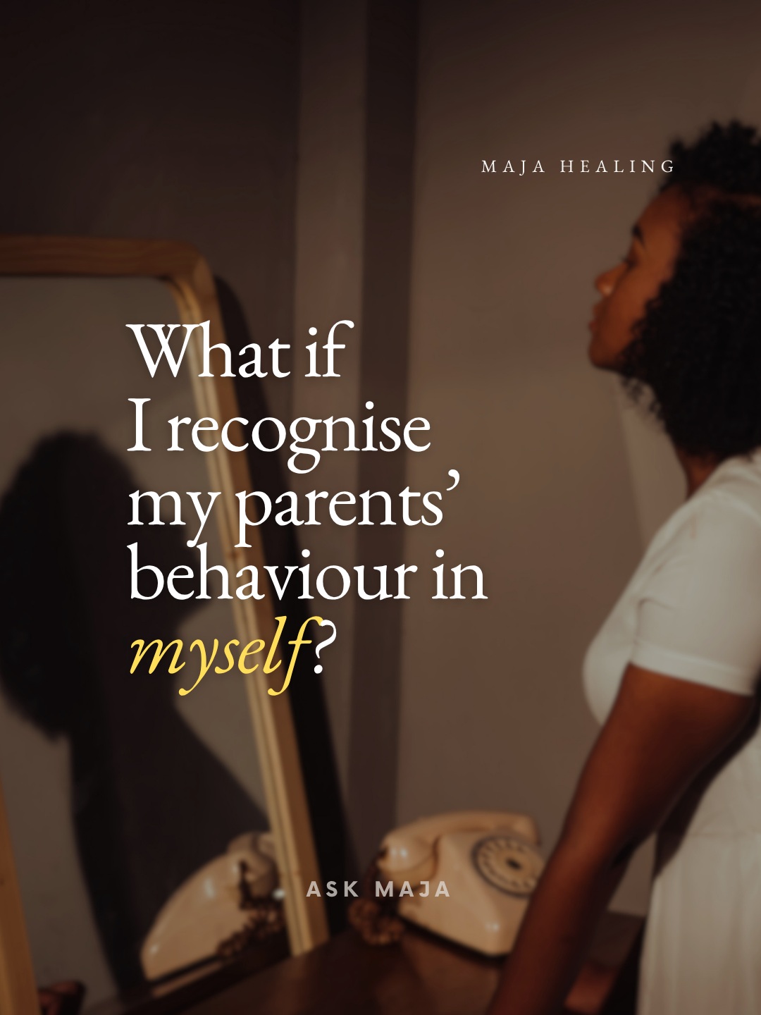 Not repeating your parents is not always the same as choosing your own way.
Sometimes, the decisions we make are still organised around what we are determined never to become. The behaviour may look completely different, while the past remains the reference point.
In the first edition of Ask Maja, Dr Laura responds to a question about recognising our parents’ behaviour within ourselves and beginning to find our own way forward.
Have a question for Dr Laura? Send us a DM beginning with “Ask Maja,” followed by your question.
Selected questions may be answered in a future post without your name or identifying details.