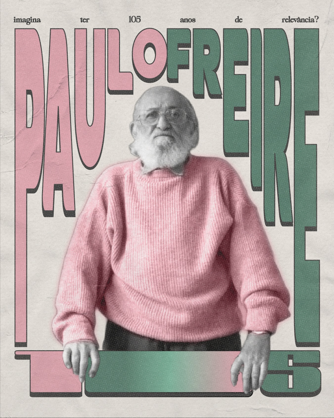 Relevância na educação, comunicação e transformação social não é para poucos!
Hoje, celebramos a vida e o legado de Paulo Freire, grande educador brasileiro que nos mostrou que o diálogo e o reconhecimento do próximo são essenciais para uma vivência respeitosa e democrática.
19 de setembro - Aniversário de 105 anos de Paulo Freire.