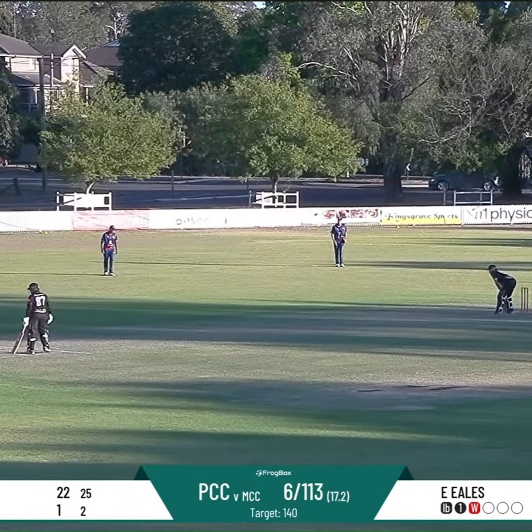 Many people may not have been expecting to see a Kaine Balgowan batting highlight reel for this weekend or this season.
But our opening quick played a match-clinching knock against Mosman, with the right-hander (arguably his worst side) launching two sixes and a four to finish, 21* off 9 deliveries.
We look forward to seeing many more highlights of Kaine's batting in the coming season.