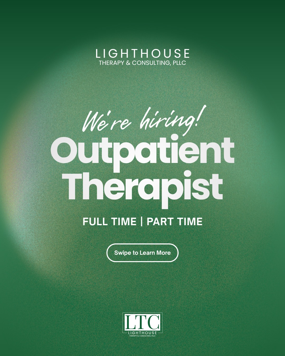 We’re growing our team. 💚
Lighthouse Therapy & Consulting is hiring Outpatient Therapists for both full-time and part-time opportunities based out of our Durham location.
We’re looking for clinicians who care deeply about their clients, value a supportive team environment, and want a workplace that invests in their growth too.
With flexible options, clinical support, professional development, competitive benefits, and a team behind you, Lighthouse is a place where you can focus on the work that matters most.
Ready for your next chapter? We’d love to hear from you.
📩 Send your resume to hr@lighthousetherapyconsulting.com
#TherapistJobs #MentalHealthCareers #NowHiring #OutpatientTherapist #TherapistLife