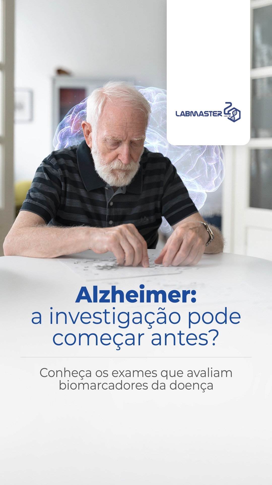 A investigação da Doença de Alzheimer ganhou novas ferramentas.
Exames como Memora e Precivity AD2 analisam biomarcadores relacionados à doença por meio de uma coleta de sangue e podem complementar a avaliação médica. 🧬
▶️ Assista ao vídeo e entenda como essas novas tecnologias podem contribuir para a investigação.
📲 Conte com a nossa equipe para saber mais.
Labmaster Laboratório de Análises Clínicas
O cuidado além do exame
📱WhatsApp: (53) 98477-1831
☎Telefone: (53) 3263-6435
💻Site: http://labmastersvp.com.br
📧E-mail: atendimento@labmastersvp.com.br
Encontre uma unidade mais próxima de você!
📍Santa Vitória do Palmar (Centro)
Rua Conde de Porto Alegre, nº 547
☎Telefone: (53) 3263-6435
📍Chuí (Centro)
Rua Venezuela, nº 145
☎Telefone: (53) 3265-9013
🕐Horário de funcionamento:
De segunda a sexta-feira, das 7h15 às 11h30 e das 13h30 às 18h