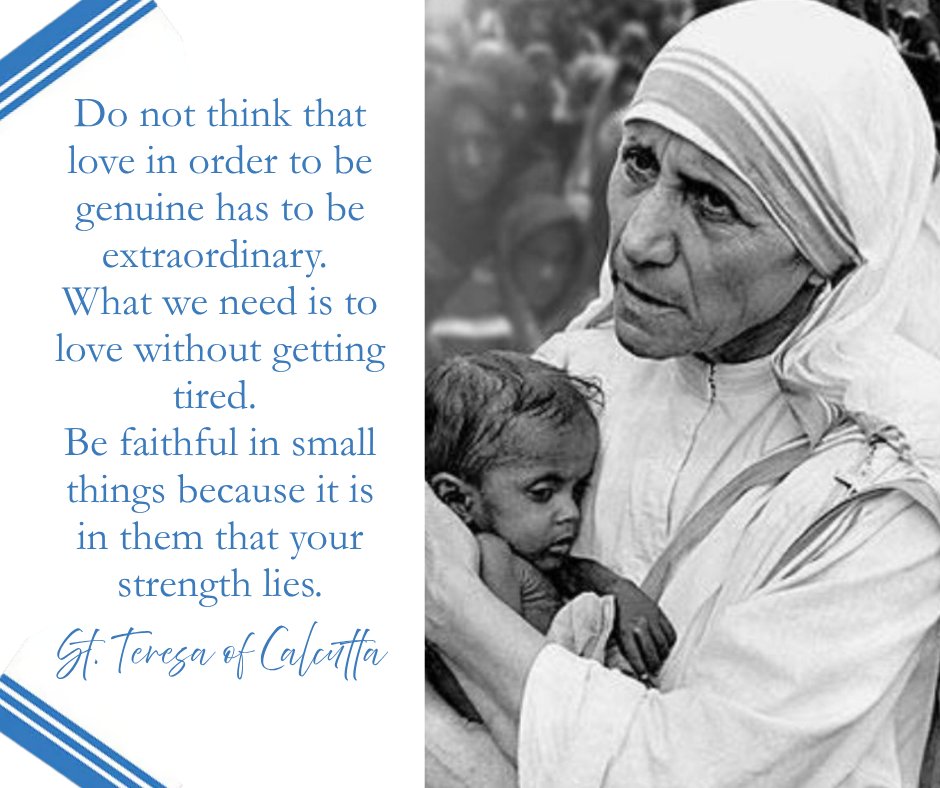 St. Teresa of Calcutta
Feast Day: September 5
"Life is the most beautiful gift of God."
